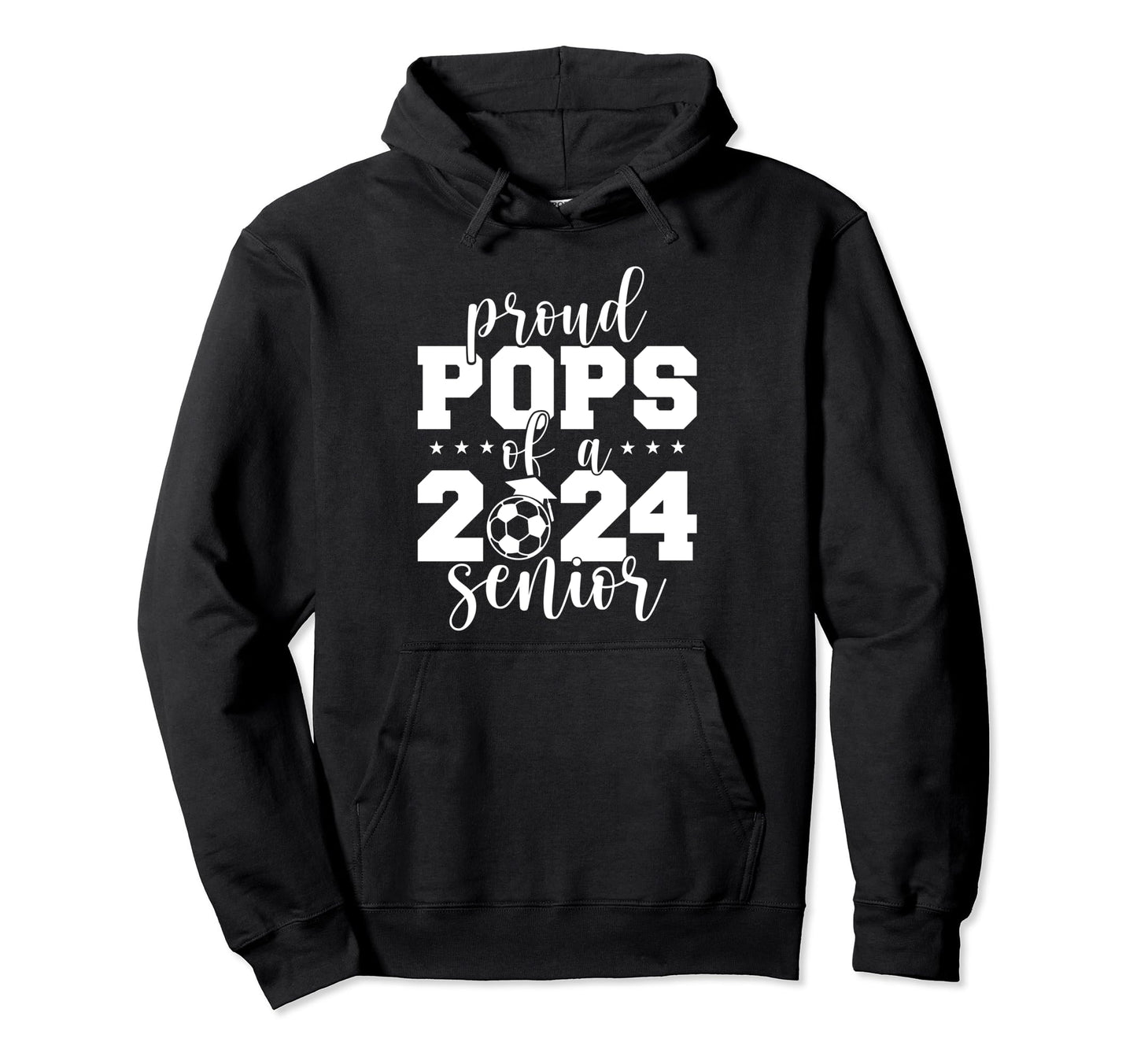 2024 Senior Proud Pops Senior Class 2024 Hoodie - Trendy Graphic Unisex - T-Shirt, Sweatshirt, Hoodie
