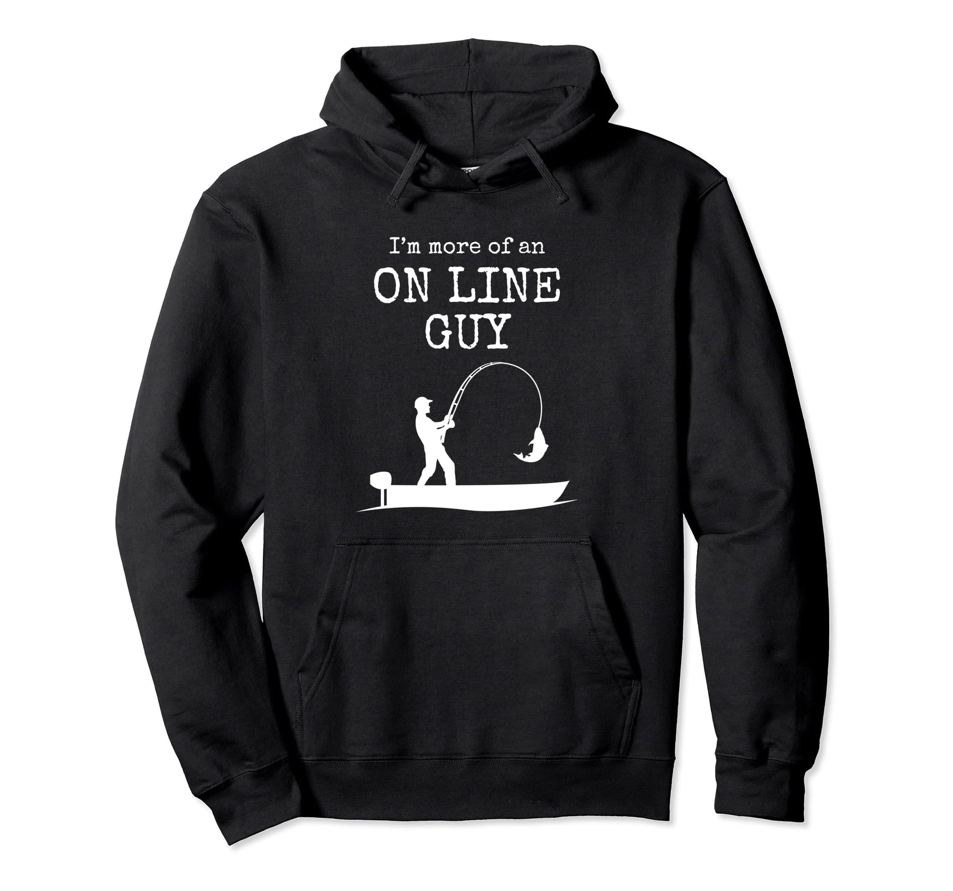Funny Fishing Dad Husband Grandpa Hoodie - Fun Novelty Design for Adults - T-Shirt, Sweatshirt, Hoodie