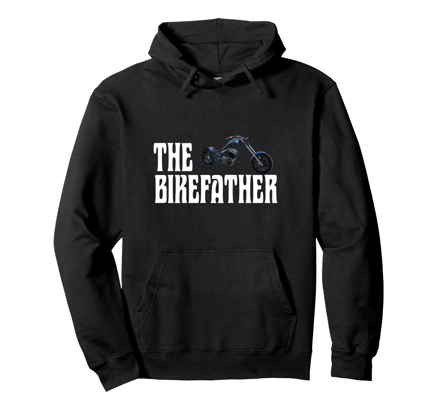 Biker Bikefather Biker Dad Funny Motorcycle Hoodie - Trendy Graphic Unisex - T-Shirt, Sweatshirt, Hoodie