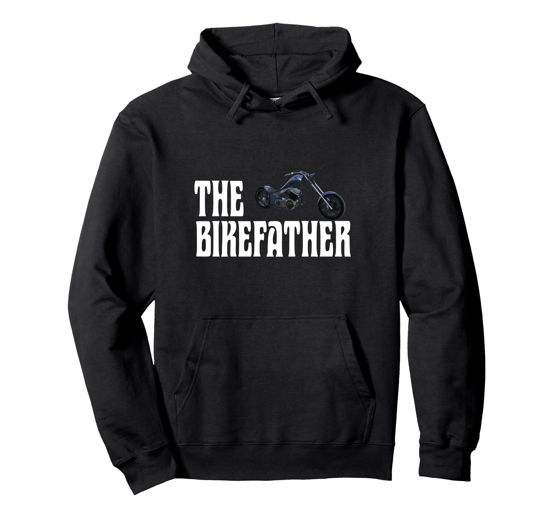 Biker Bikefather Biker Dad Funny Motorcycle Hoodie - Trendy Graphic Unisex - T-Shirt, Sweatshirt, Hoodie