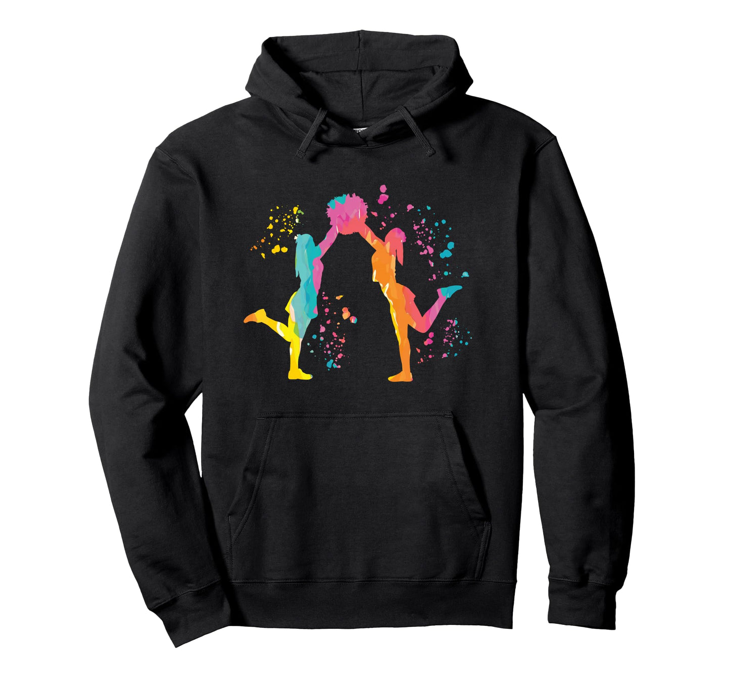 Cheerleader Team Cheer Mom Love Hoodie - Custom Art Print for Adults - T-Shirt, Sweatshirt, Hoodie