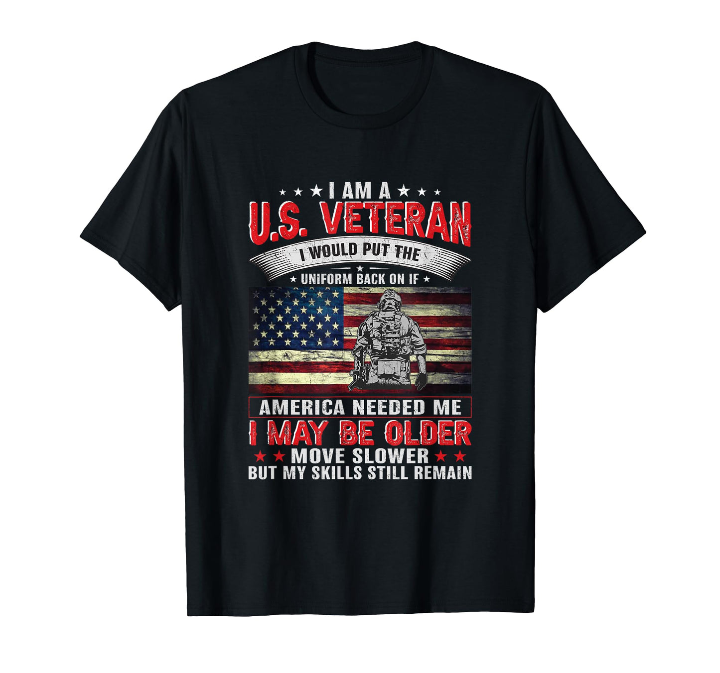 Veteran Patriot Patriots Veterans Day T-Shirt - Custom Art Print Unisex - T-Shirt, Sweatshirt, Hoodie