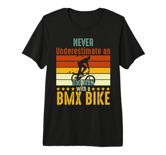 Bmx Dad Old Bmx Bike Riding Fatthers T-Shirt - Aesthetic Graphic Unisex - T-Shirt, Sweatshirt, Hoodie