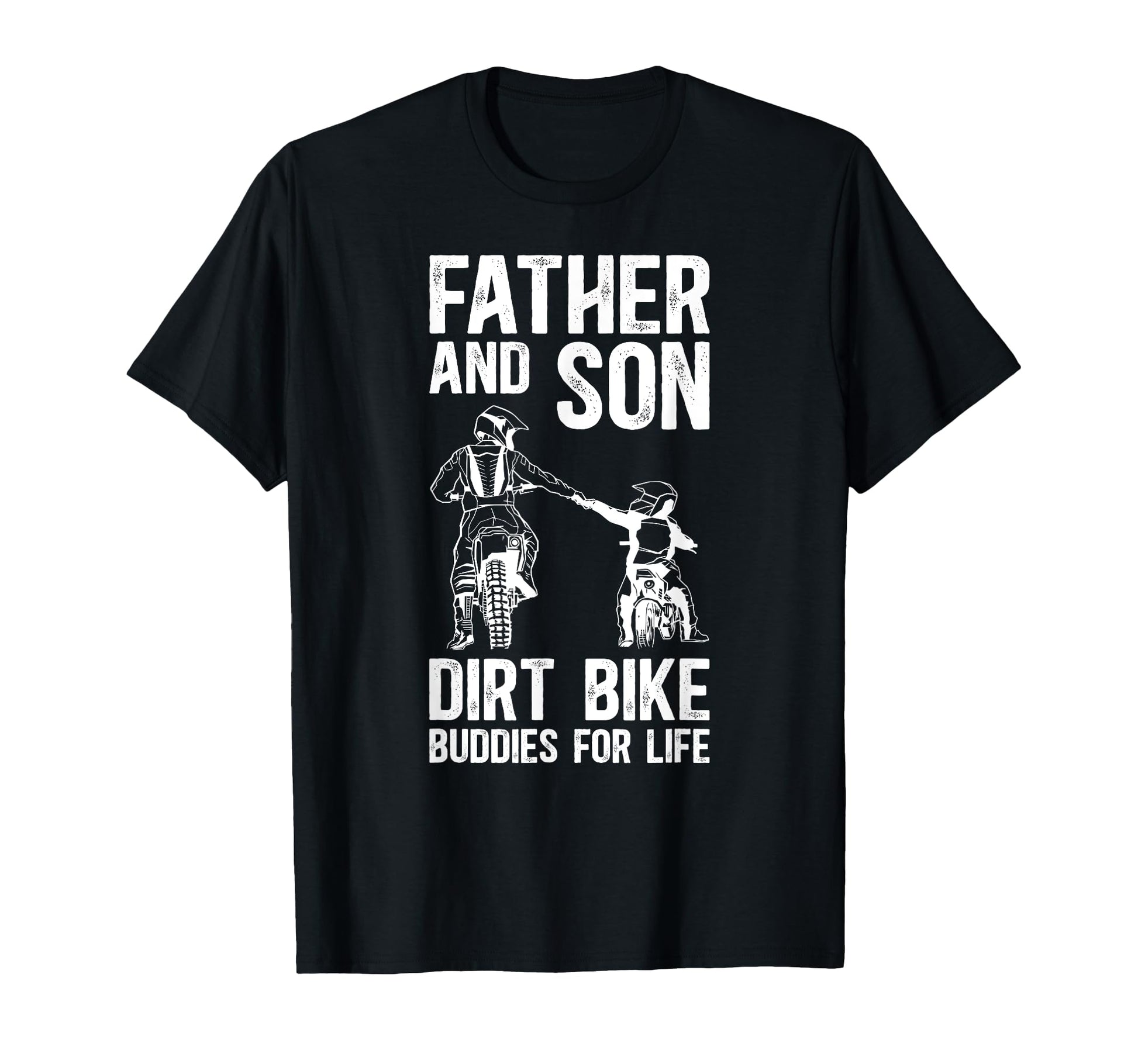 Dirt Bike Father And Son Dirt Bike T-Shirt - Aesthetic Graphic for Adults - T-Shirt, Sweatshirt, Hoodie