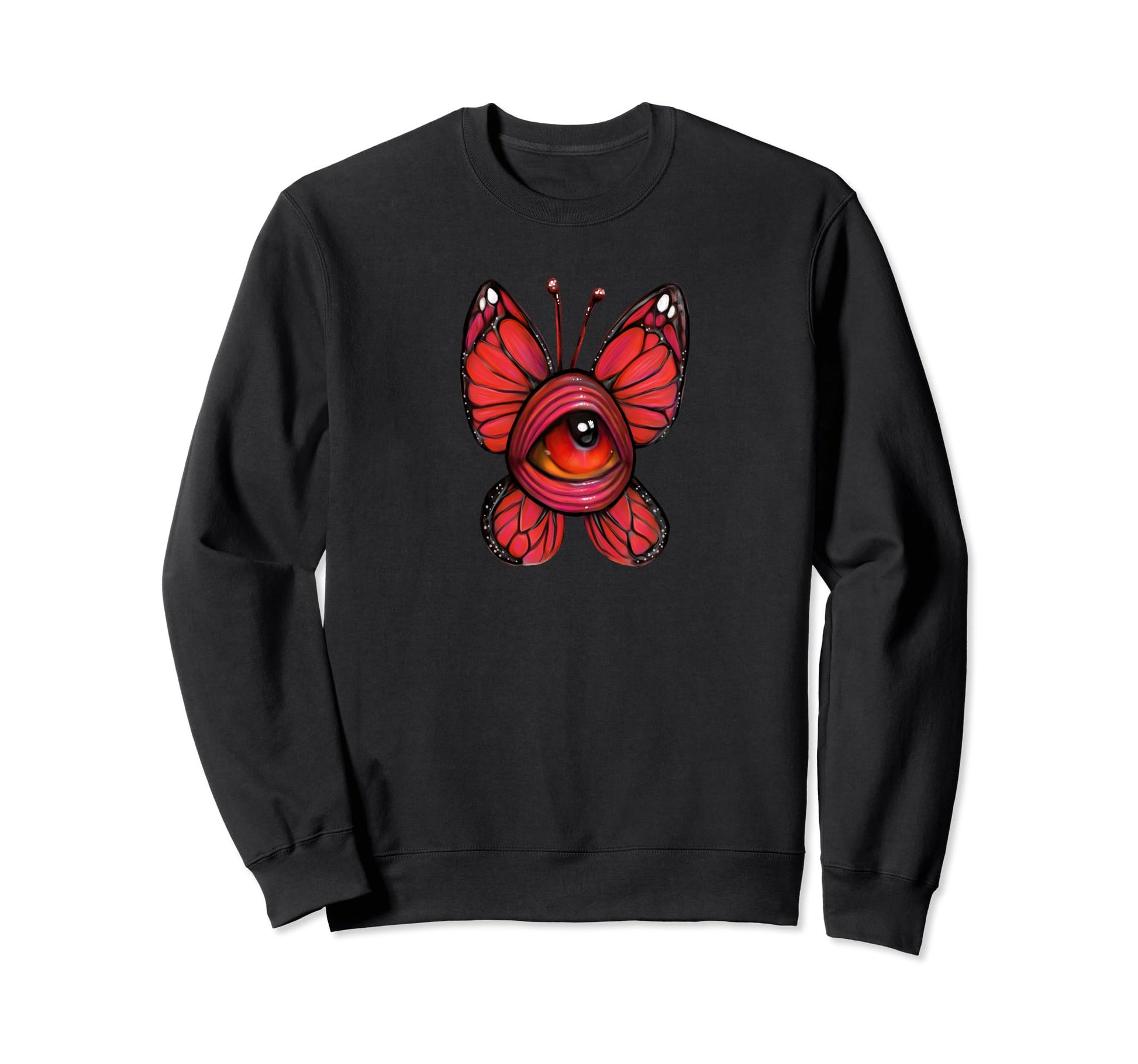 Pop Surrealism Colorful Big Eyed Sweatshirt - Fun Novelty Design Men Women - T-Shirt, Sweatshirt, Hoodie