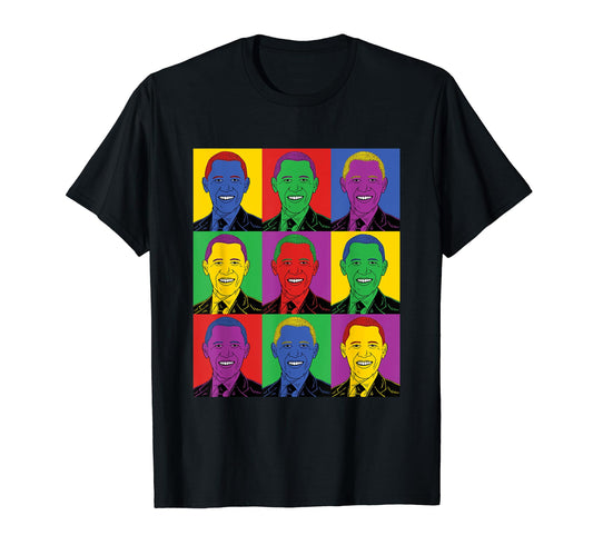 Barack Obama Pop Art History T-Shirt - Custom Art Print Men Women - T-Shirt, Sweatshirt, Hoodie