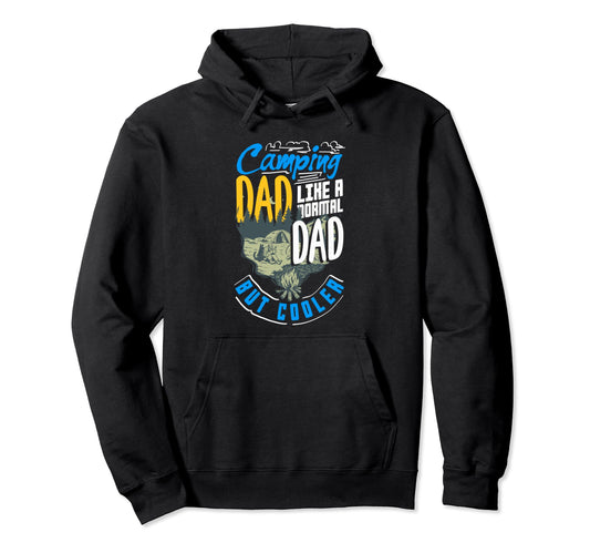 Camping Dad Camper Father Camping Dad Hoodie - Trendy Graphic Unisex - T-Shirt, Sweatshirt, Hoodie