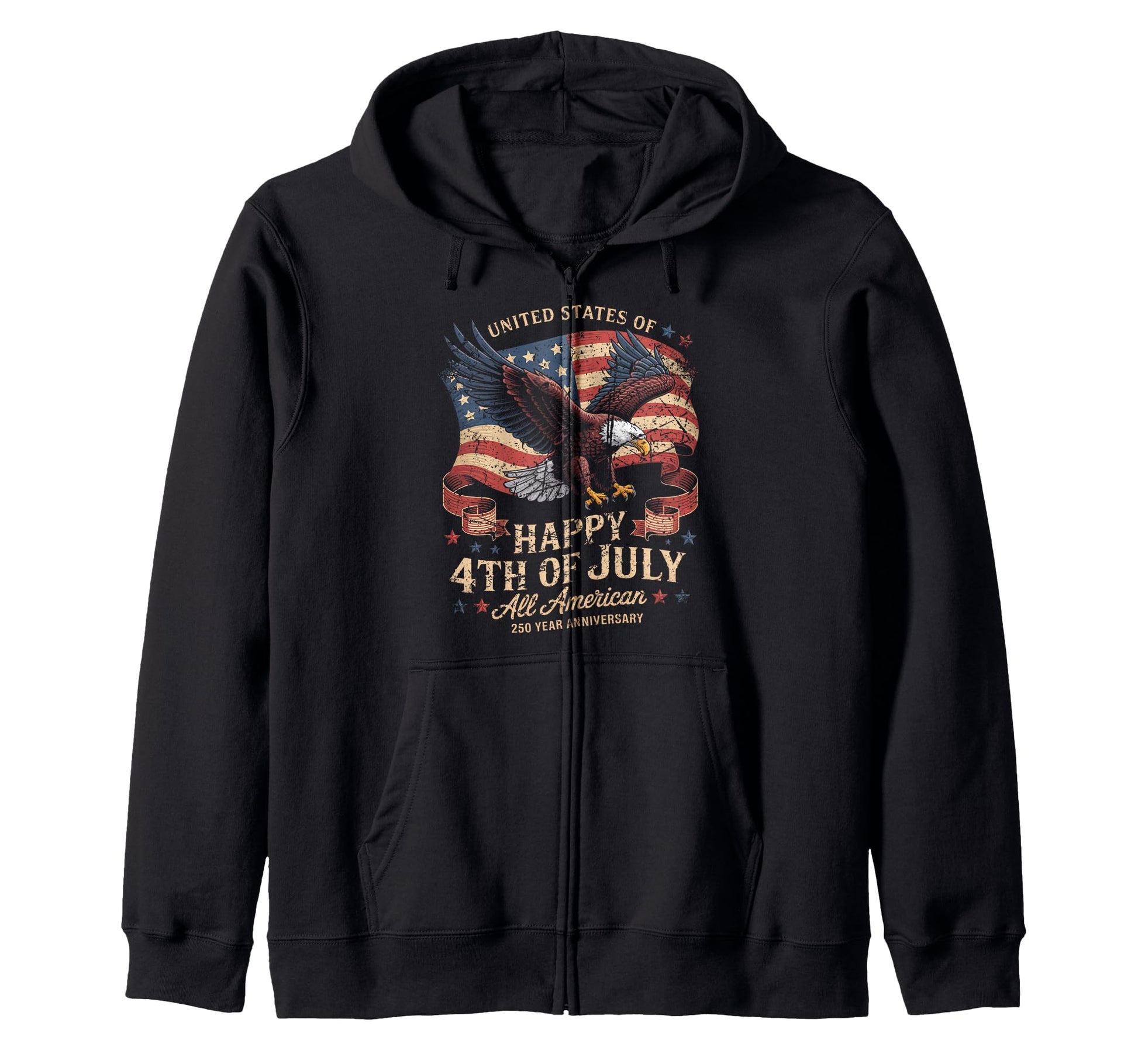 United States Anniversary American Sweatshirt - Custom Art Print Men Women - T-Shirt, Sweatshirt, Hoodie