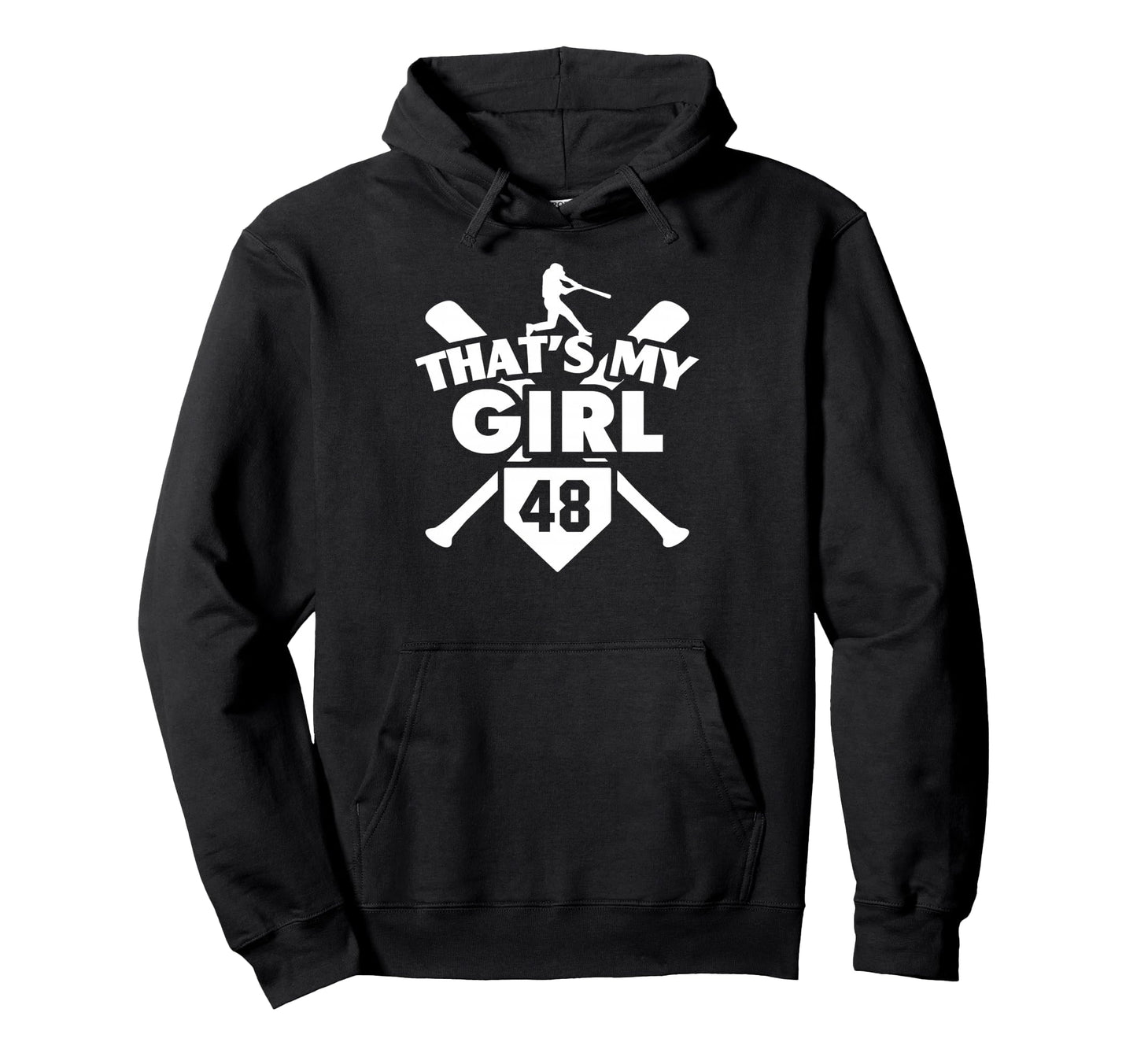 Baseball Mom Dad Thats My 48 Softball Hoodie - Trendy Graphic Men Women - T-Shirt, Sweatshirt, Hoodie
