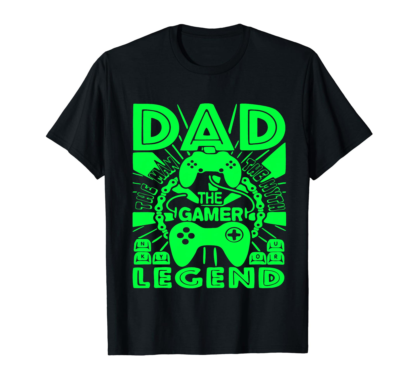 Funny Dad Myth Legend Gamer Video T-Shirt - Fun Novelty Design Unisex - T-Shirt, Sweatshirt, Hoodie