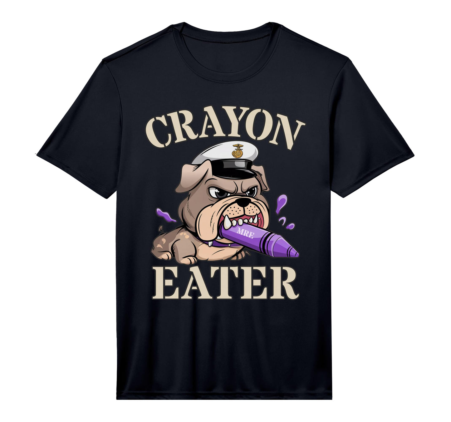 Funny Crayon Eater Corps T-Shirt - Casual Everyday Wear for Adults - T-Shirt, Sweatshirt, Hoodie