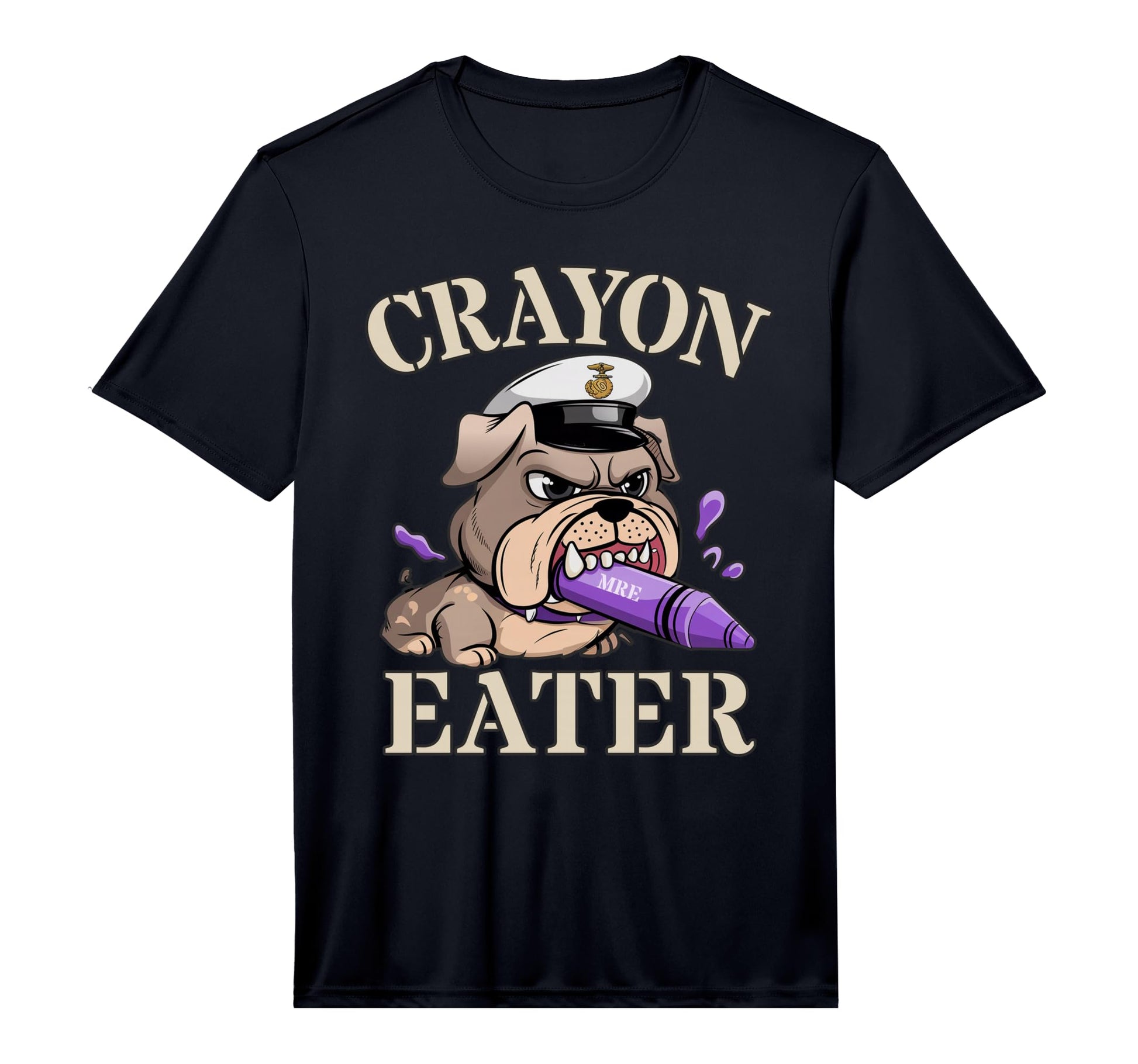 Funny Crayon Eater Corps T-Shirt - Casual Everyday Wear for Adults - T-Shirt, Sweatshirt, Hoodie