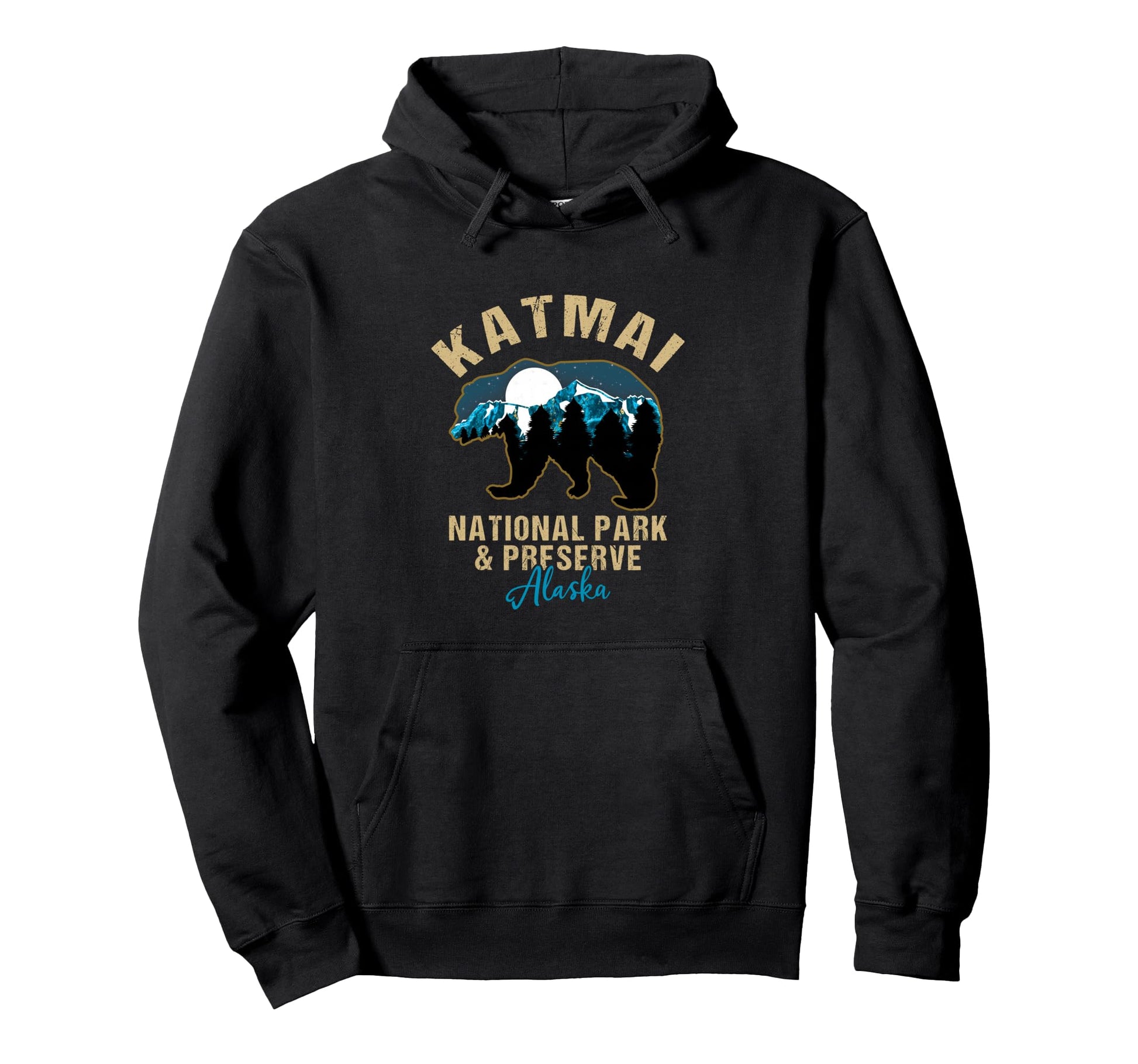Katmai National Park Preserve Alaska Hoodie - Streetwear Style Men Women - T-Shirt, Sweatshirt, Hoodie