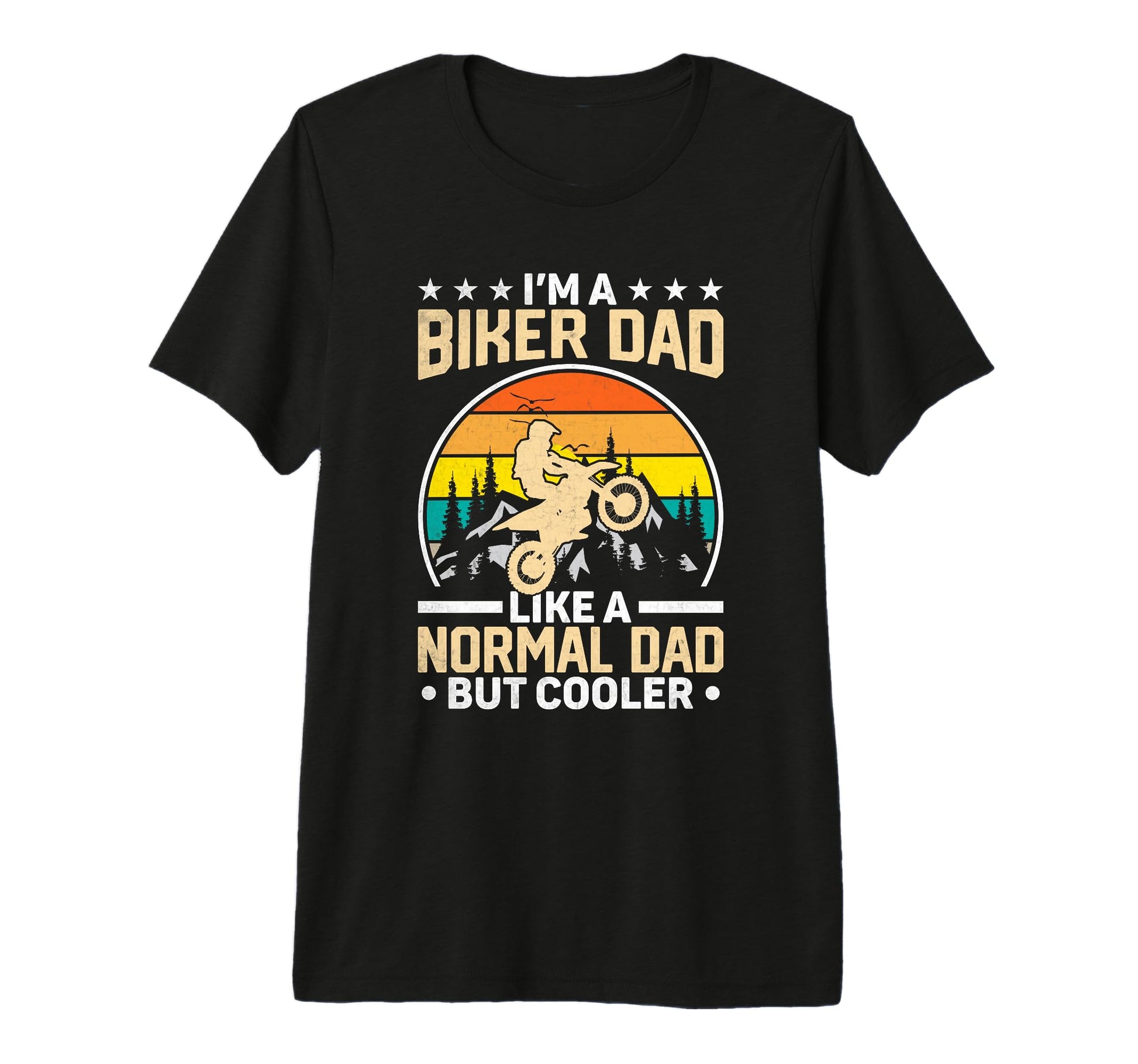 Mens Biker Motorcycle Rider Dad T-Shirt - Minimalist Print Men Women - T-Shirt, Sweatshirt, Hoodie