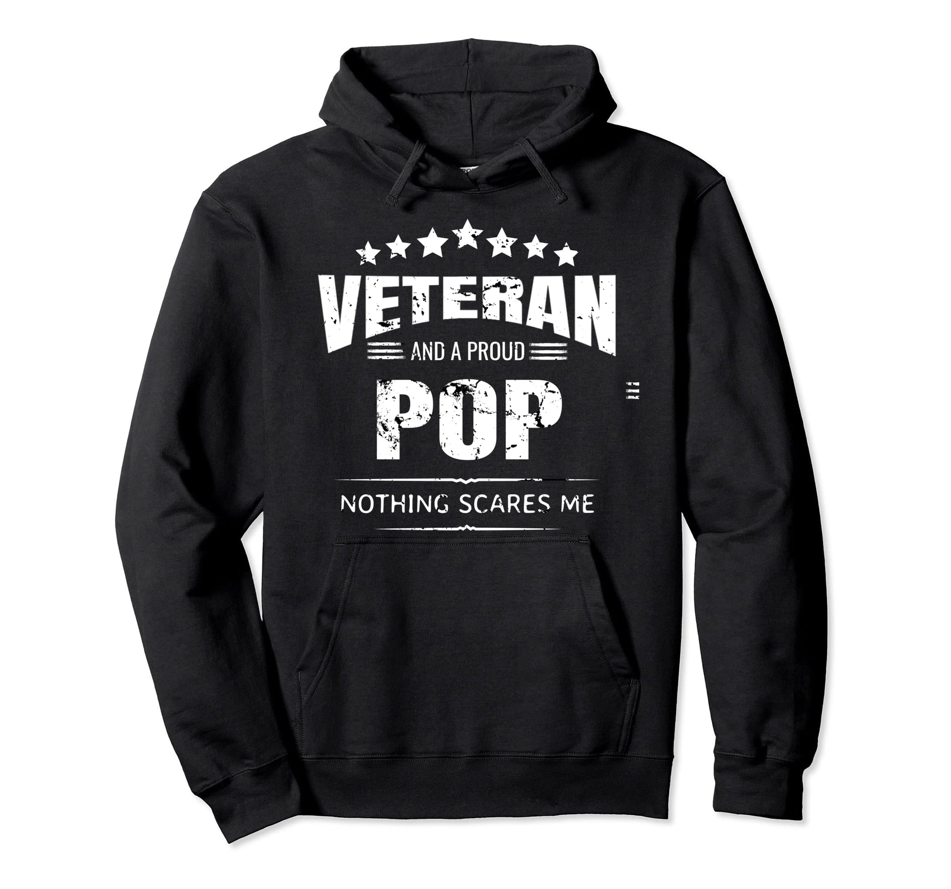 Im Pop And Veteran Hoodie - Fun Novelty Design Men Women - T-Shirt, Sweatshirt, Hoodie