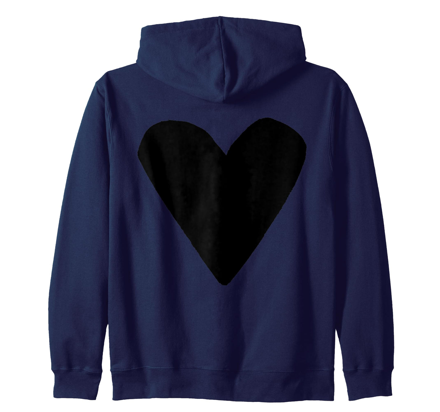 Pop Art Big Backprint Heart Tees Sweatshirt - Trendy Graphic for Adults - T-Shirt, Sweatshirt, Hoodie