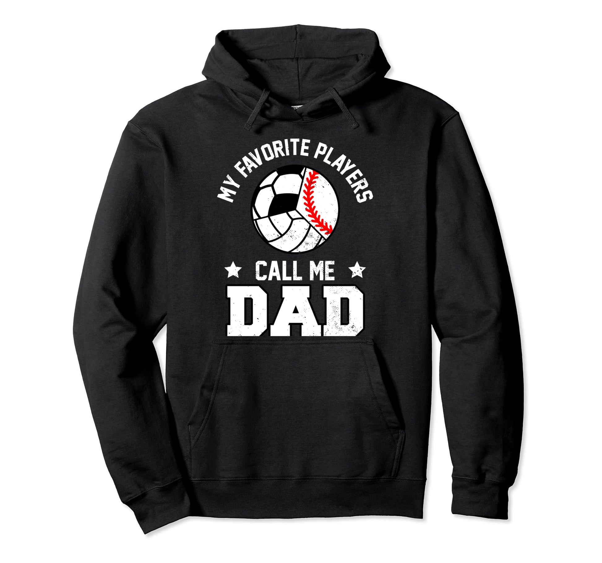 My Favorites Baseball Volleyball Hoodie - Casual Everyday Wear for Adults - T-Shirt, Sweatshirt, Hoodie
