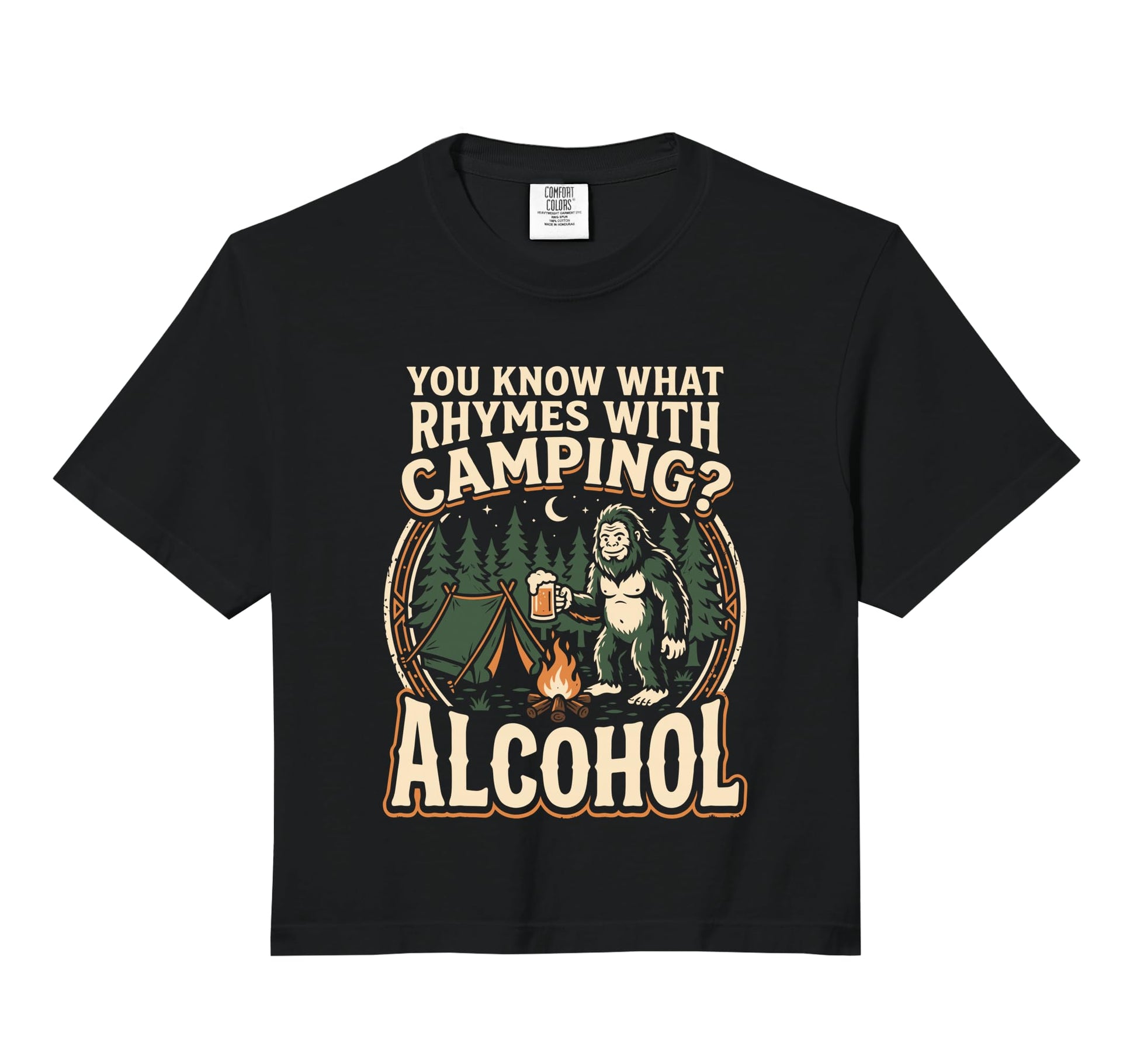 You Know What Rhymes Camping Sweatshirt - Minimalist Print Men Women - T-Shirt, Sweatshirt, Hoodie