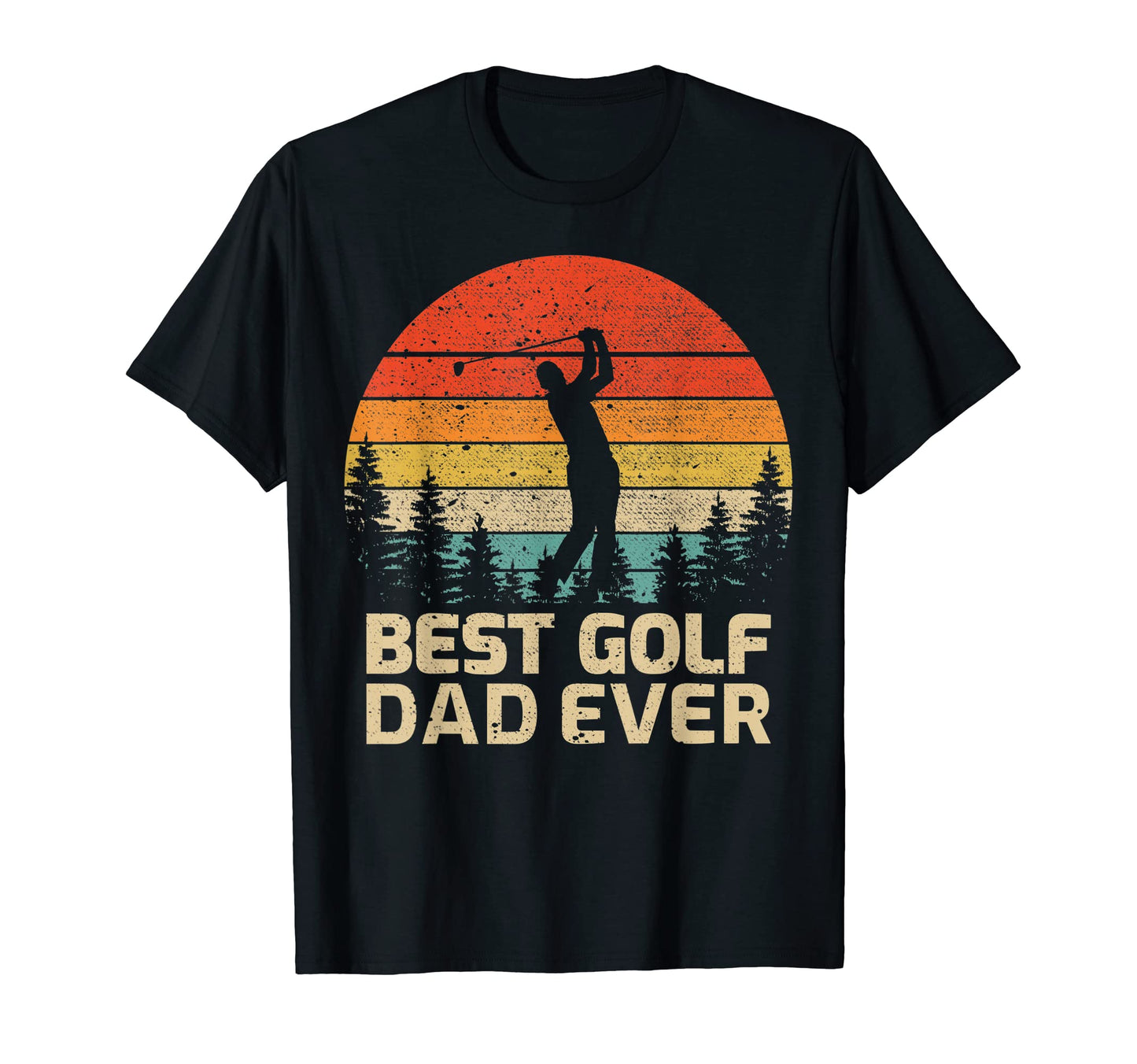 Mens Best Golf Dad Ever Fathers Day T-Shirt - Aesthetic Graphic for Adults - T-Shirt, Sweatshirt, Hoodie