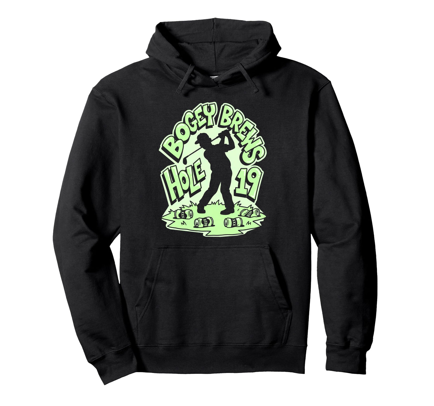 Golf Swing Lube Beer 19Th Hole Alcohol Hoodie - Minimalist Print Men Women - T-Shirt, Sweatshirt, Hoodie