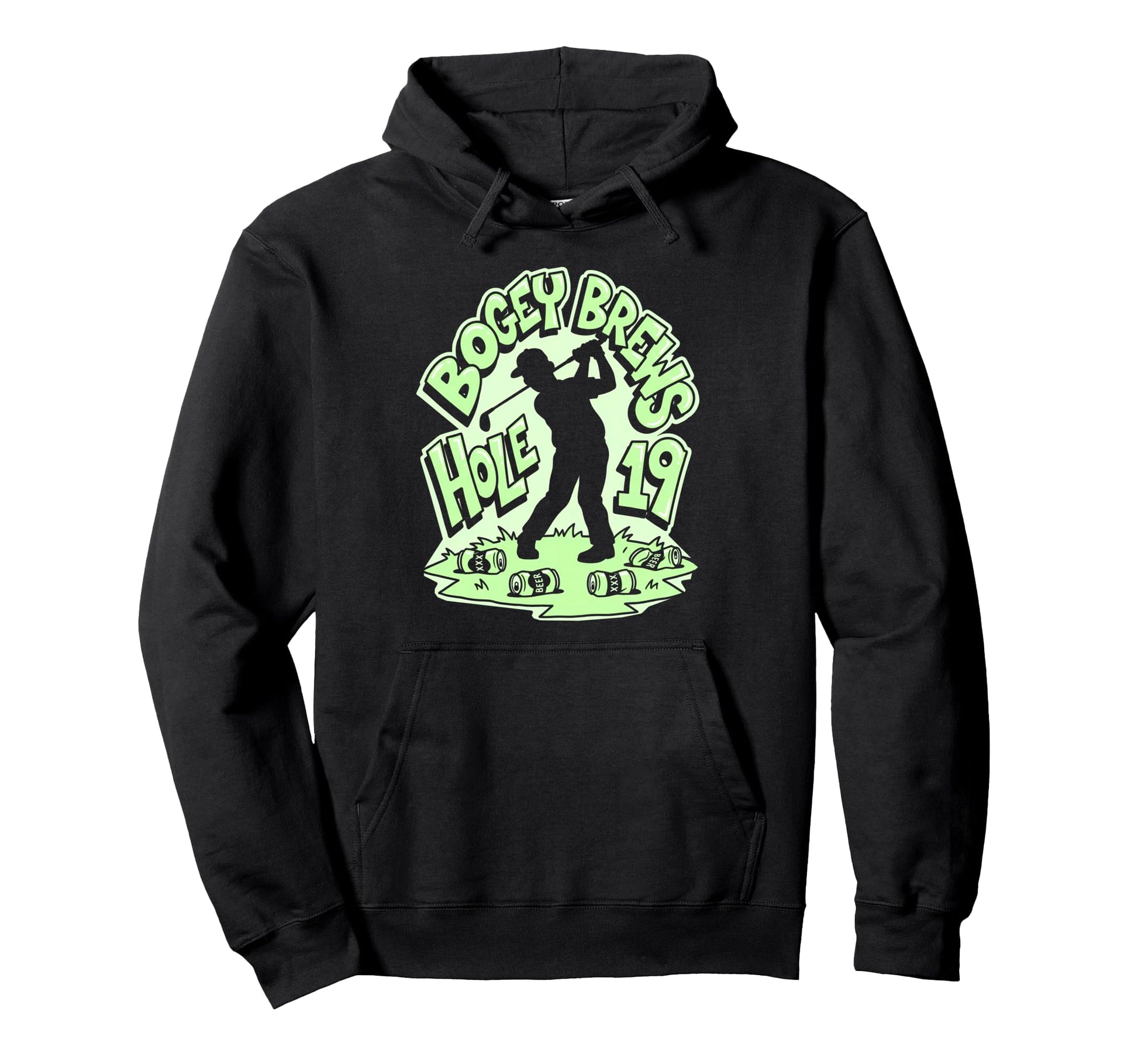 Golf Swing Lube Beer 19Th Hole Alcohol Hoodie - Minimalist Print Men Women - T-Shirt, Sweatshirt, Hoodie