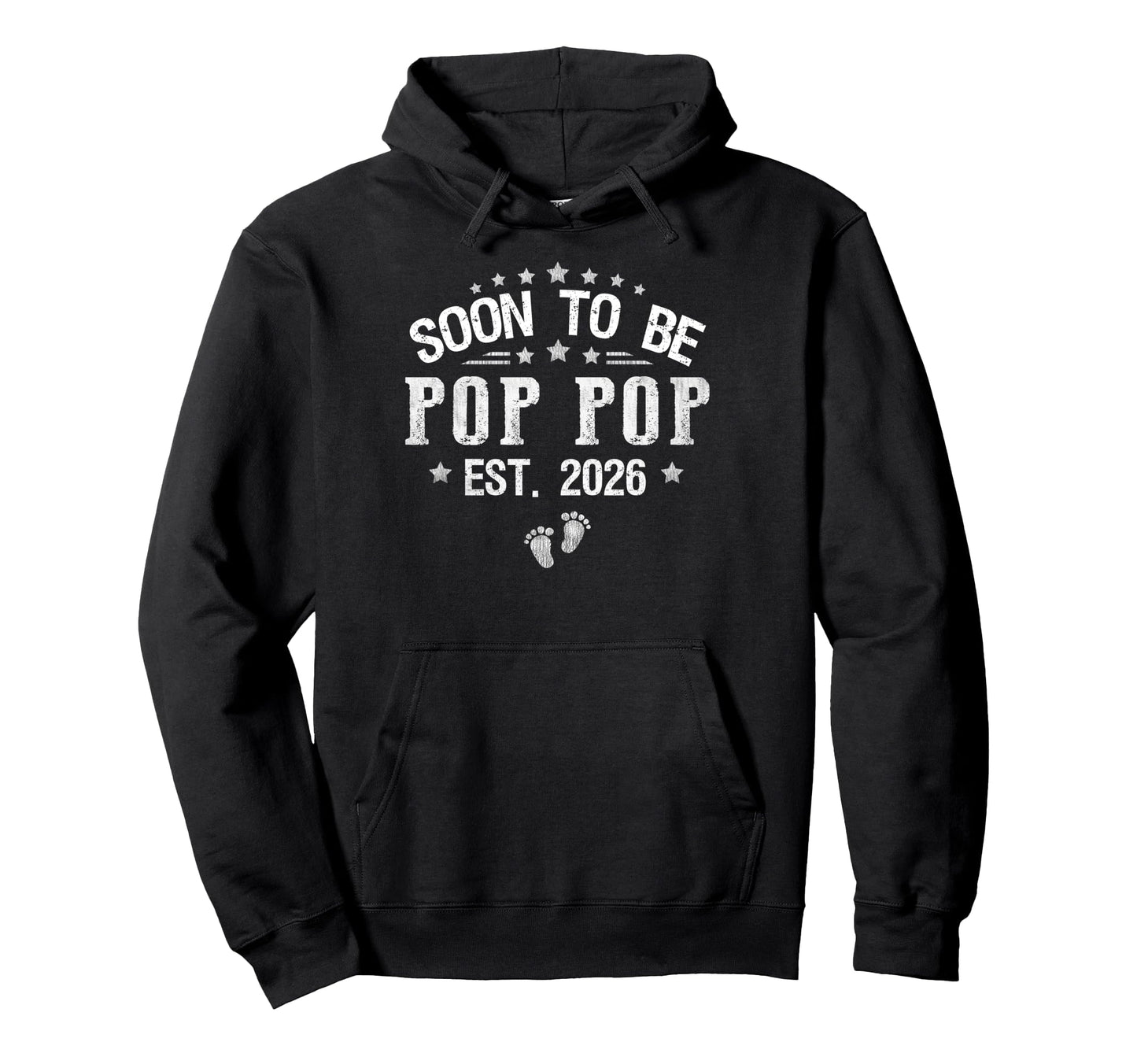 Soon To Be Pop Pop Est 2026 Fathers Day Hoodie - Graphic Print Men Women - T-Shirt, Sweatshirt, Hoodie