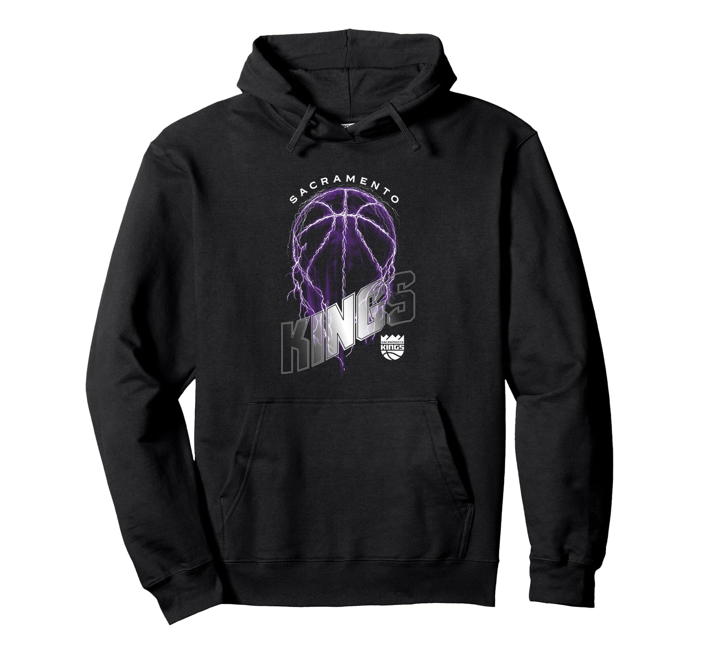 Nba Sacramento Kings Lightning Hoodie - Casual Everyday Wear for Adults - T-Shirt, Sweatshirt, Hoodie