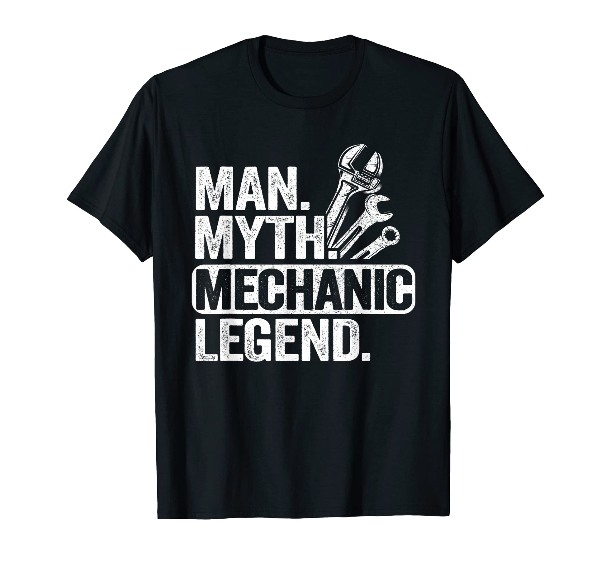 Mens Myth Mechanic Legend Car Guy T-Shirt - Unique Graphic for Adults - T-Shirt, Sweatshirt, Hoodie