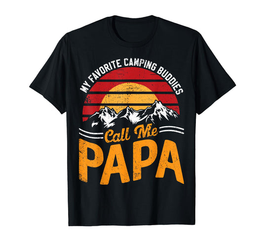 Camping Papa Funny Dad Grandpa T-Shirt - Streetwear Style for Adults - T-Shirt, Sweatshirt, Hoodie