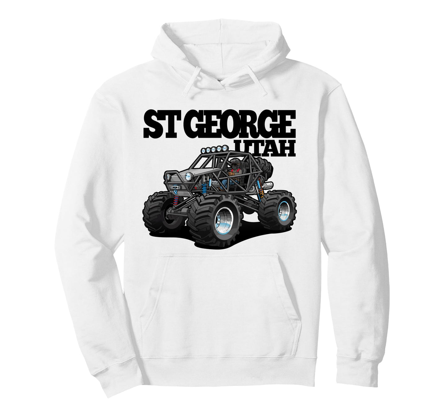 St George Utah Side Side Quad 4X4 Atv Hoodie - Casual Everyday Wear Unisex - T-Shirt, Sweatshirt, Hoodie