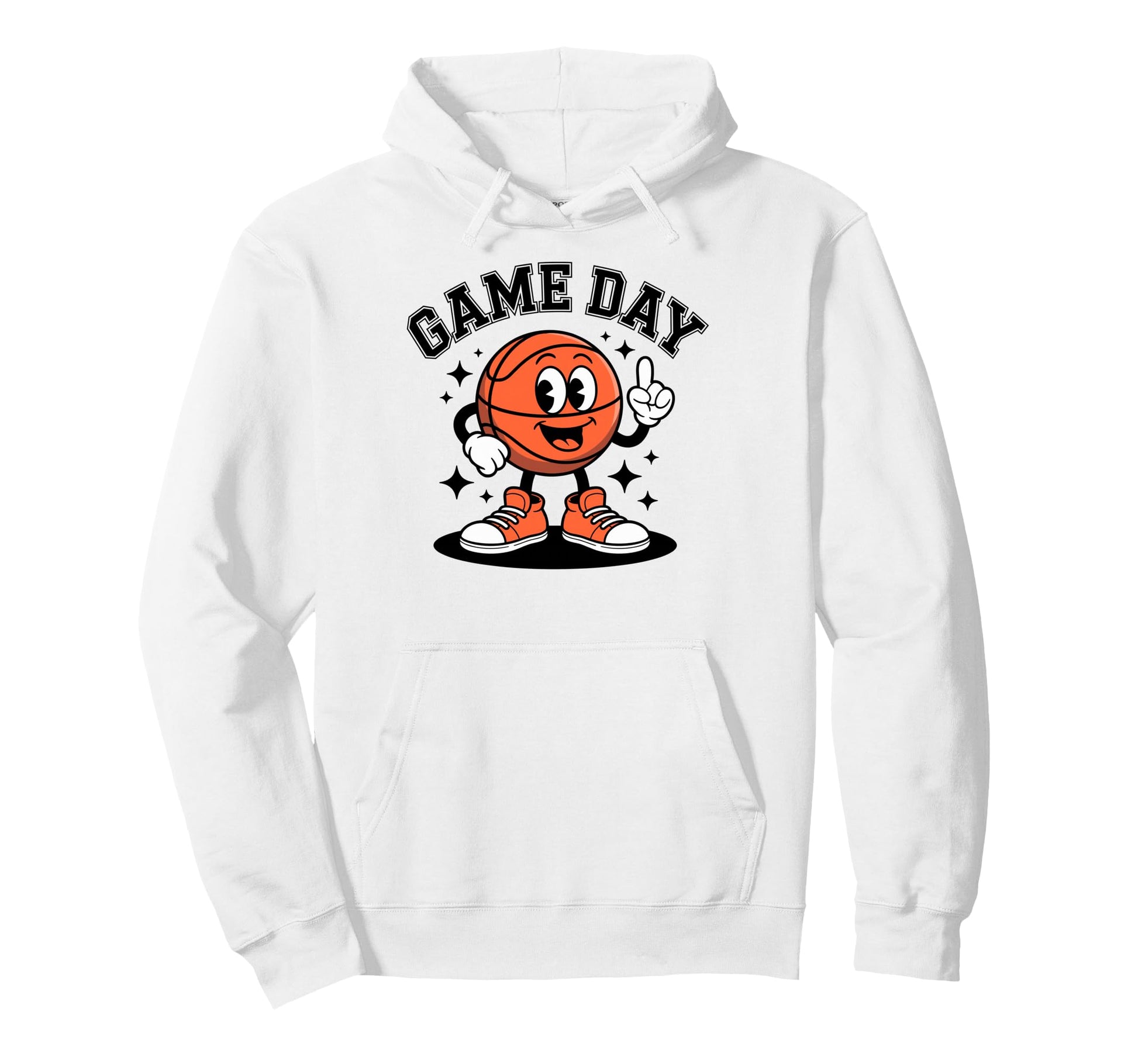 Basketball Player Fan Dad Game Day Funny Hoodie - Graphic Print for Adults - T-Shirt, Sweatshirt, Hoodie