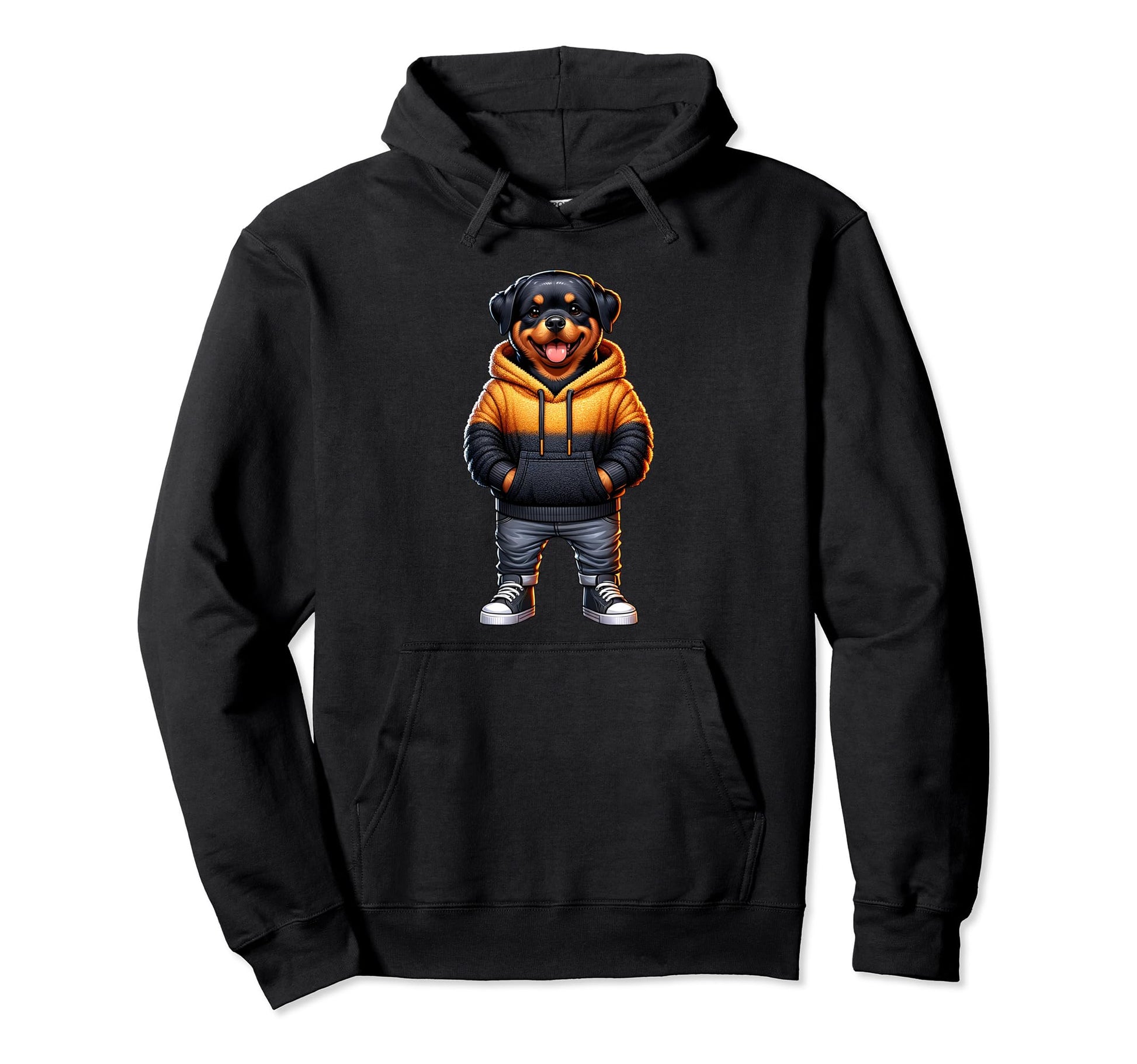 Rottweiler Dog Jacket Outfit Dog Mom Dad Hoodie - Streetwear Style Unisex - T-Shirt, Sweatshirt, Hoodie