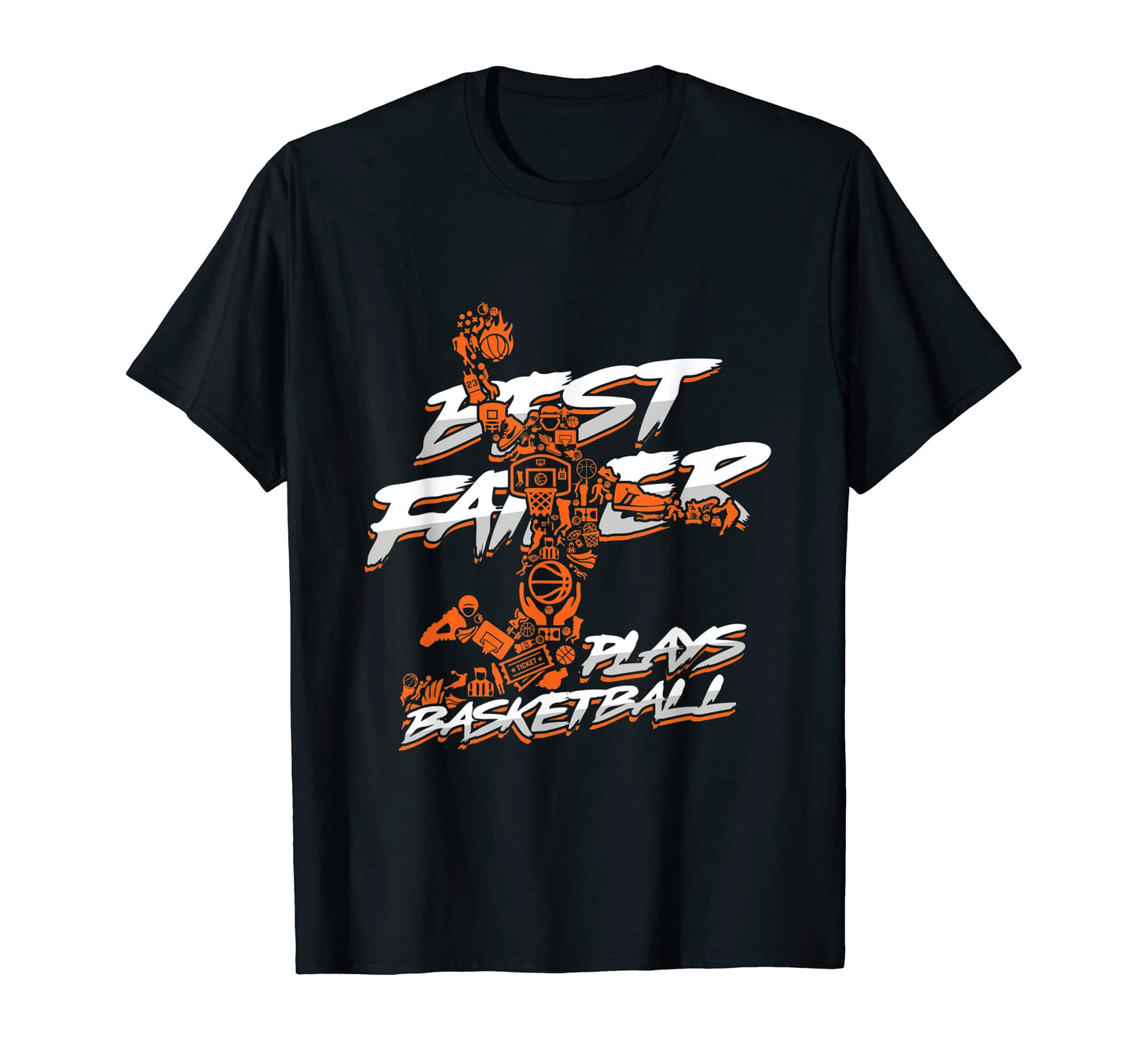 Basketball Streetball Father Player T-Shirt - Trendy Graphic for Adults - T-Shirt, Sweatshirt, Hoodie
