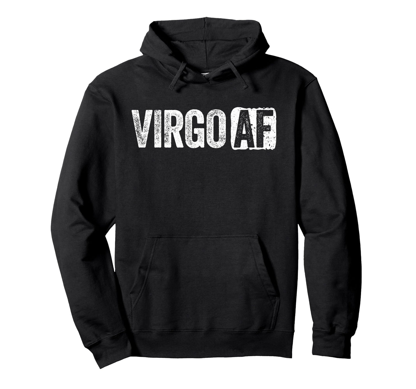 Virgo Af Virgo Zodiac Sign Hoodie - Novelty Apparel for Adults - T-Shirt, Sweatshirt, Hoodie