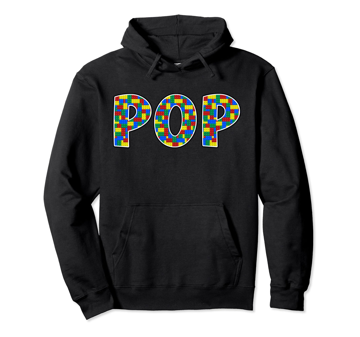 Pop Blocks Building Master Builder Hoodie - Custom Art Print Men Women - T-Shirt, Sweatshirt, Hoodie