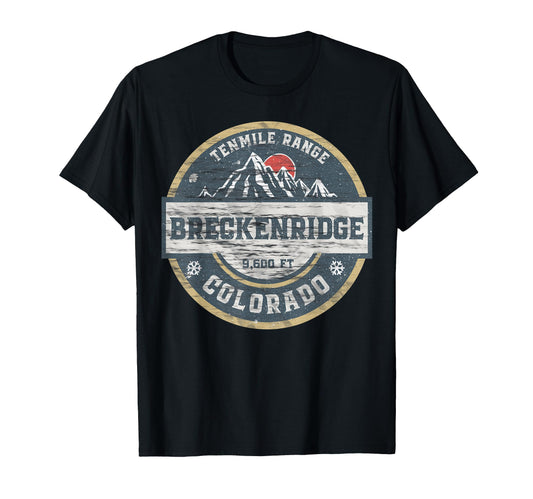Breckenridge Colorado Tenmile Range T-Shirt - Aesthetic Graphic Unisex - T-Shirt, Sweatshirt, Hoodie