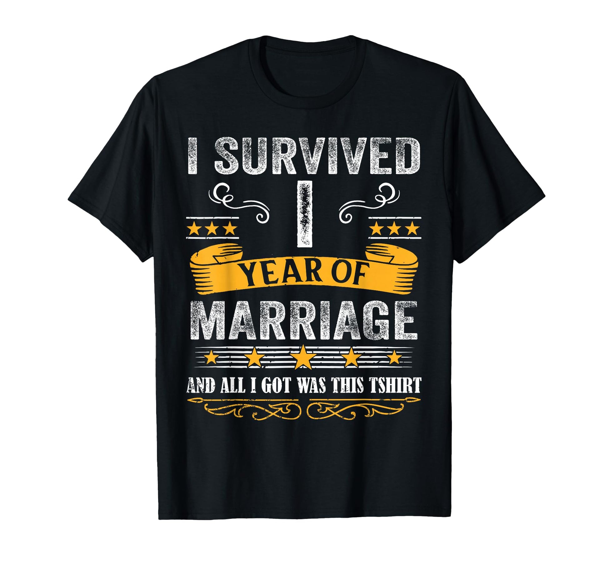 1St Wedding Anniversary Couples T-Shirt - Minimalist Print for Adults - T-Shirt, Sweatshirt, Hoodie