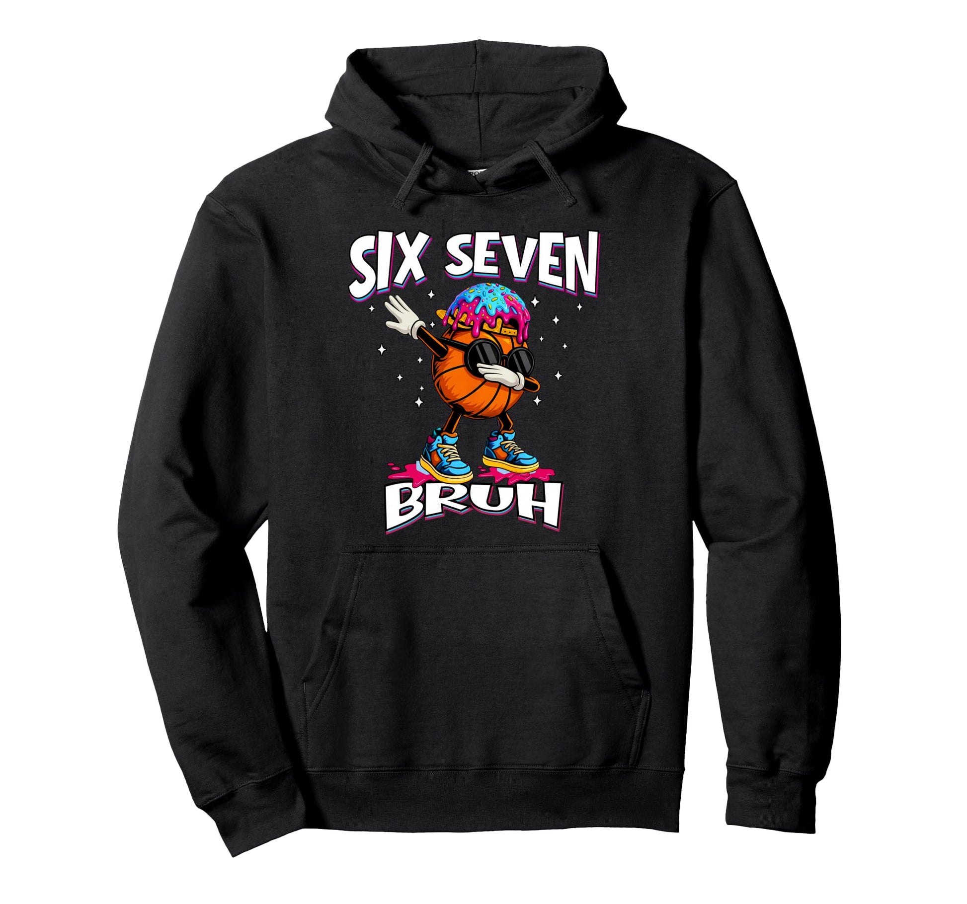 Basketball 67 Meme Six Seven Basketball Hoodie - Novelty Apparel Unisex - T-Shirt, Sweatshirt, Hoodie