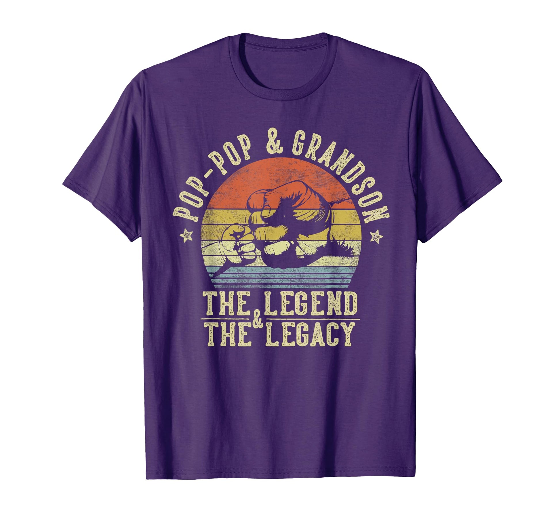 Pop Pop And Grandson Legend And Legacy T-Shirt - Novelty Apparel Men Women - T-Shirt, Sweatshirt, Hoodie