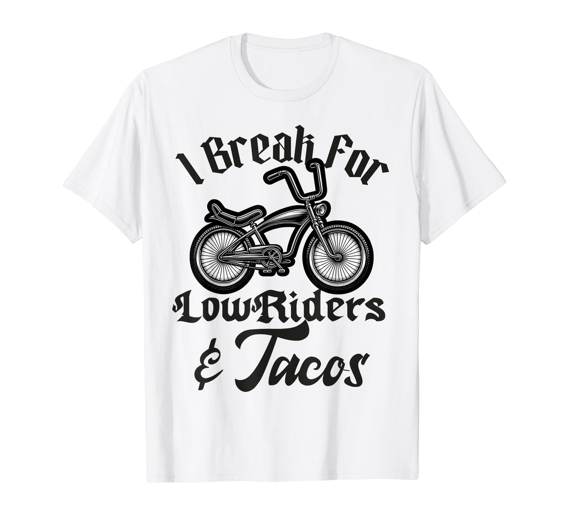 Lowrider Bike Bicycle Dad Low Riding T-Shirt - Graphic Print Men Women - T-Shirt, Sweatshirt, Hoodie