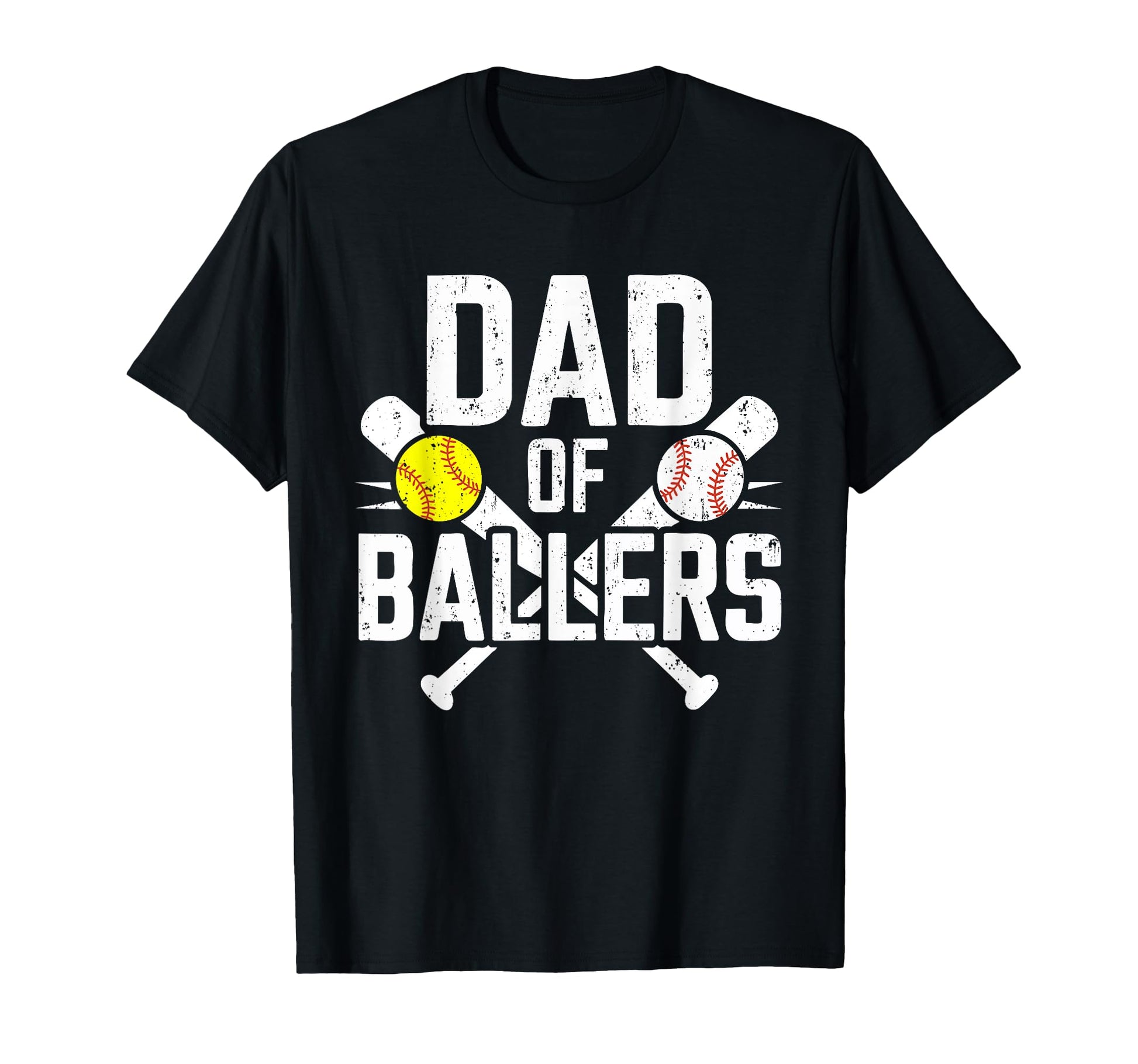 Dad Ballers Baseball Softball Daddy T-Shirt - Streetwear Style Unisex - T-Shirt, Sweatshirt, Hoodie