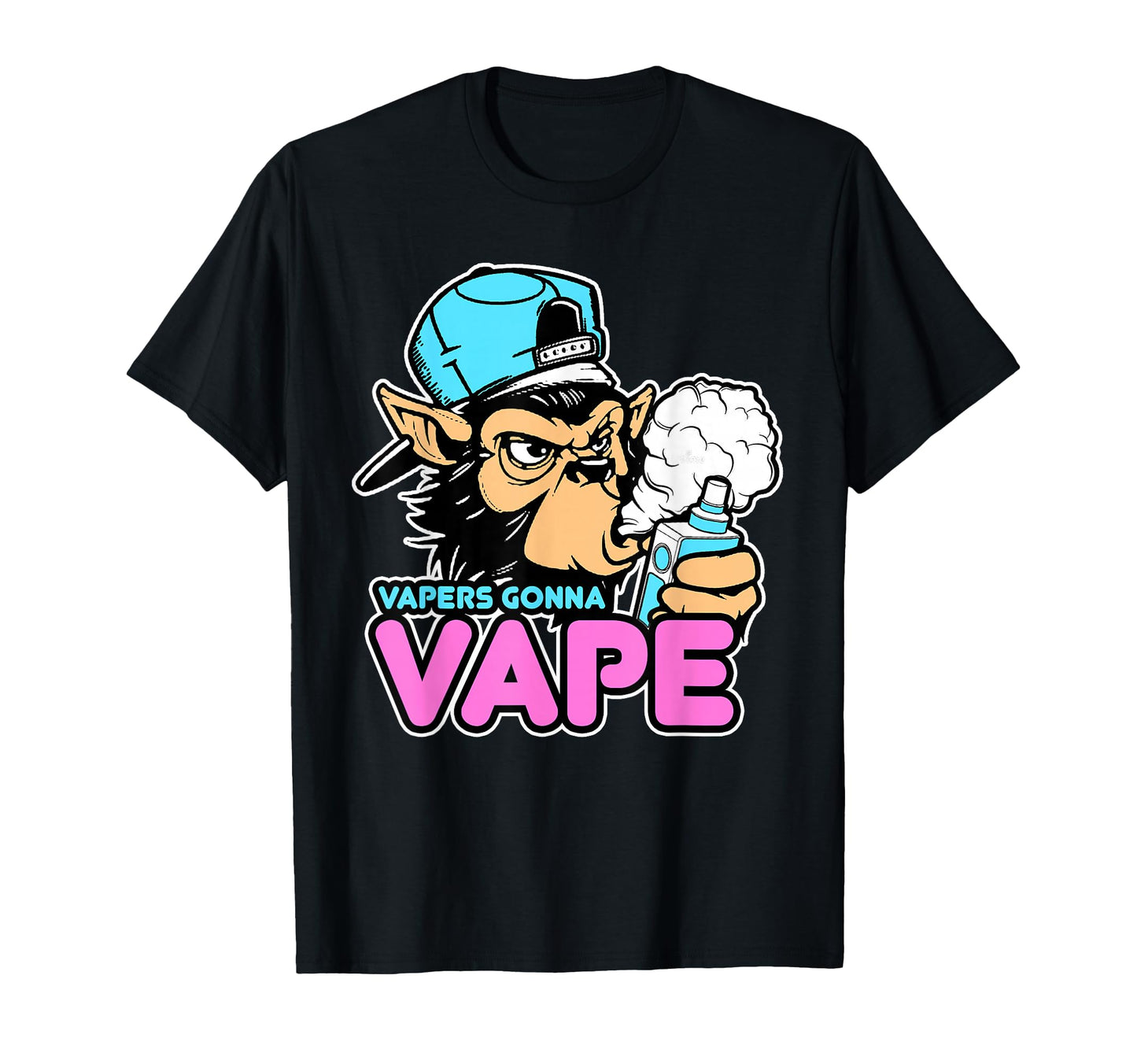 Vapers Gonna Vape Gorilla Vape T-Shirt - Custom Art Print Men Women - T-Shirt, Sweatshirt, Hoodie