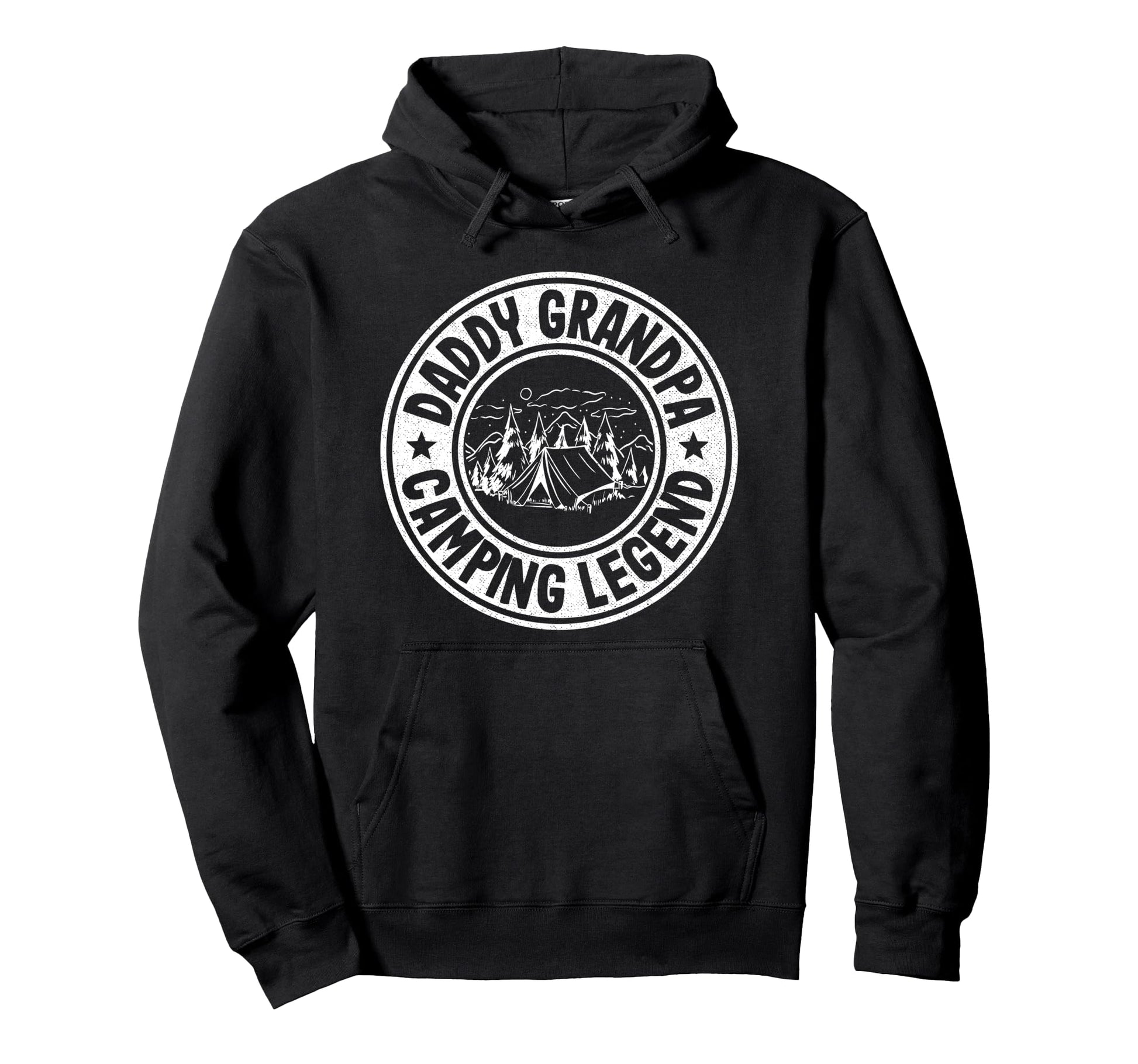 Daddy Grandpa Camping Legend Rv Camper Hoodie - Streetwear Style Unisex - T-Shirt, Sweatshirt, Hoodie