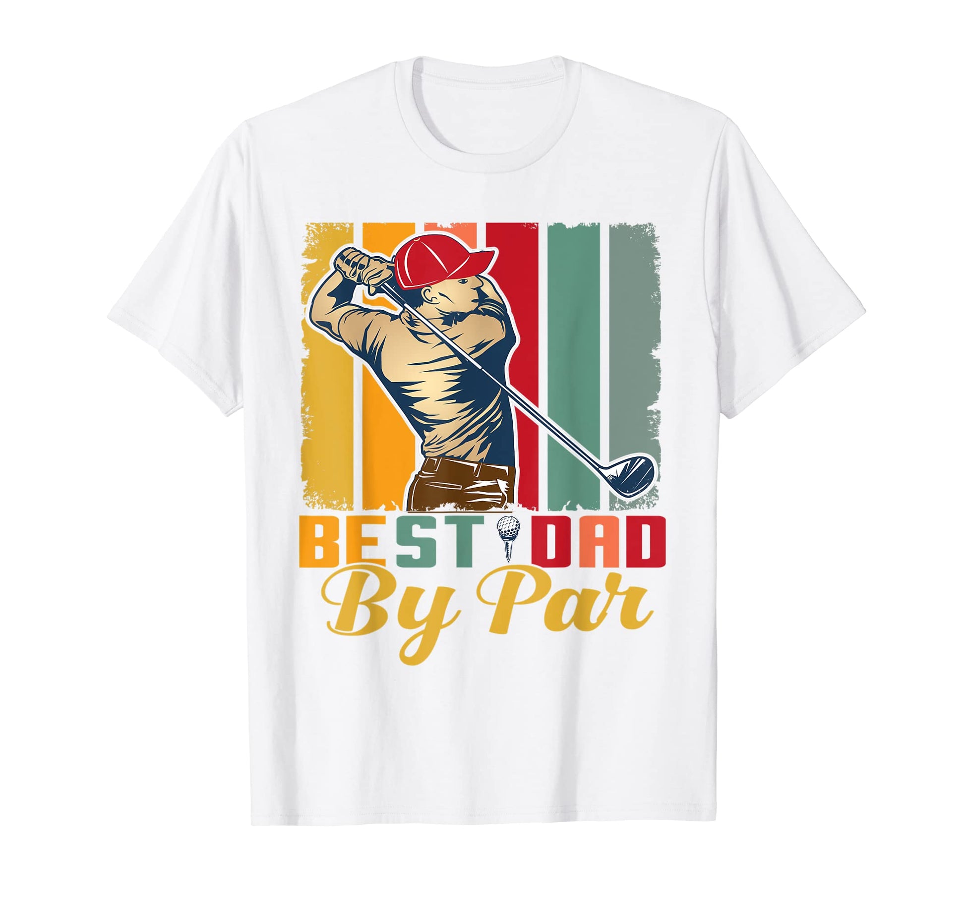 Mens Best Dad Par Father S Day Golf T-Shirt - Minimalist Print for Adults - T-Shirt, Sweatshirt, Hoodie