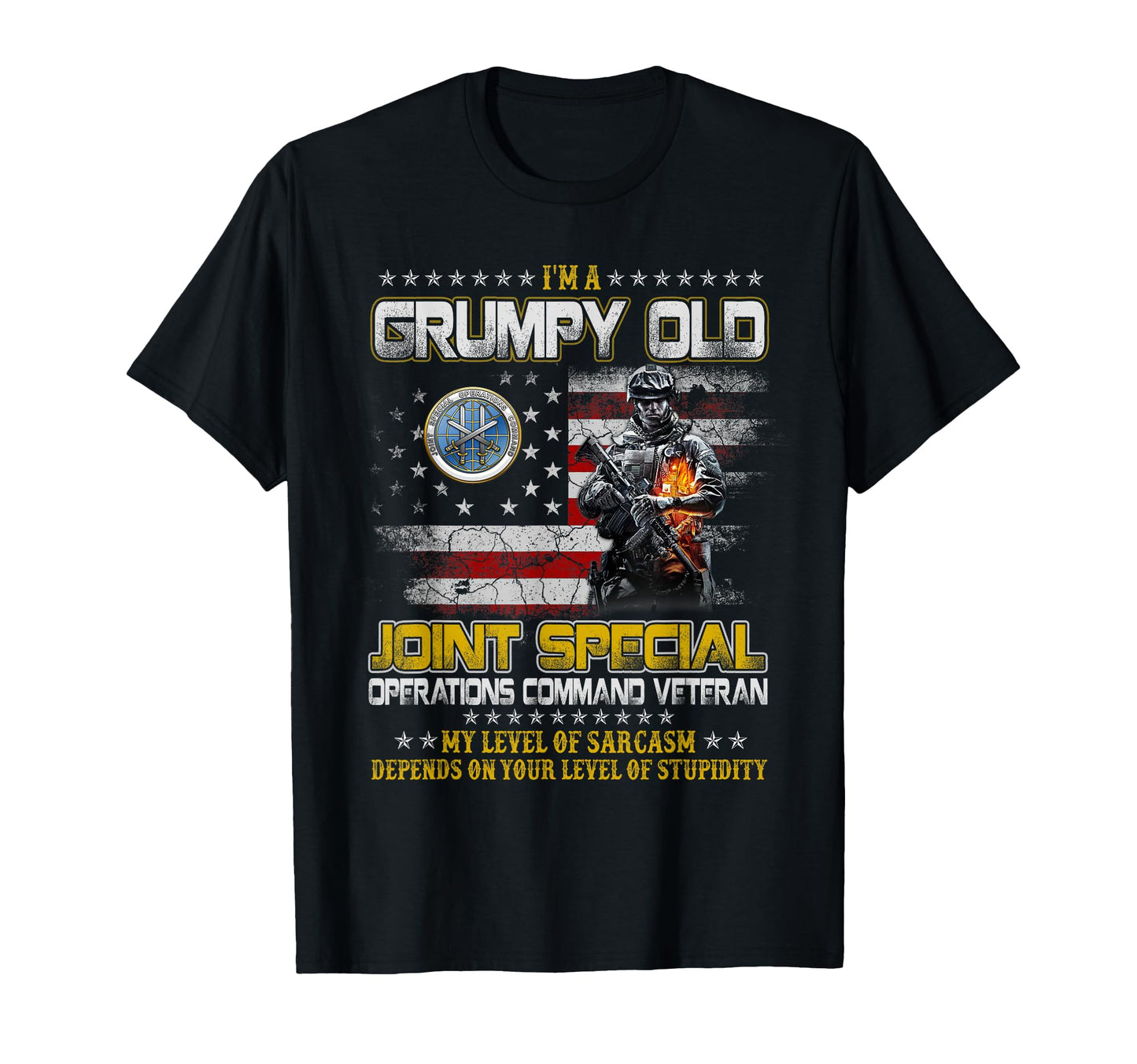 Grumpy Old Joint Special Operations T-Shirt - Novelty Apparel for Adults - T-Shirt, Sweatshirt, Hoodie