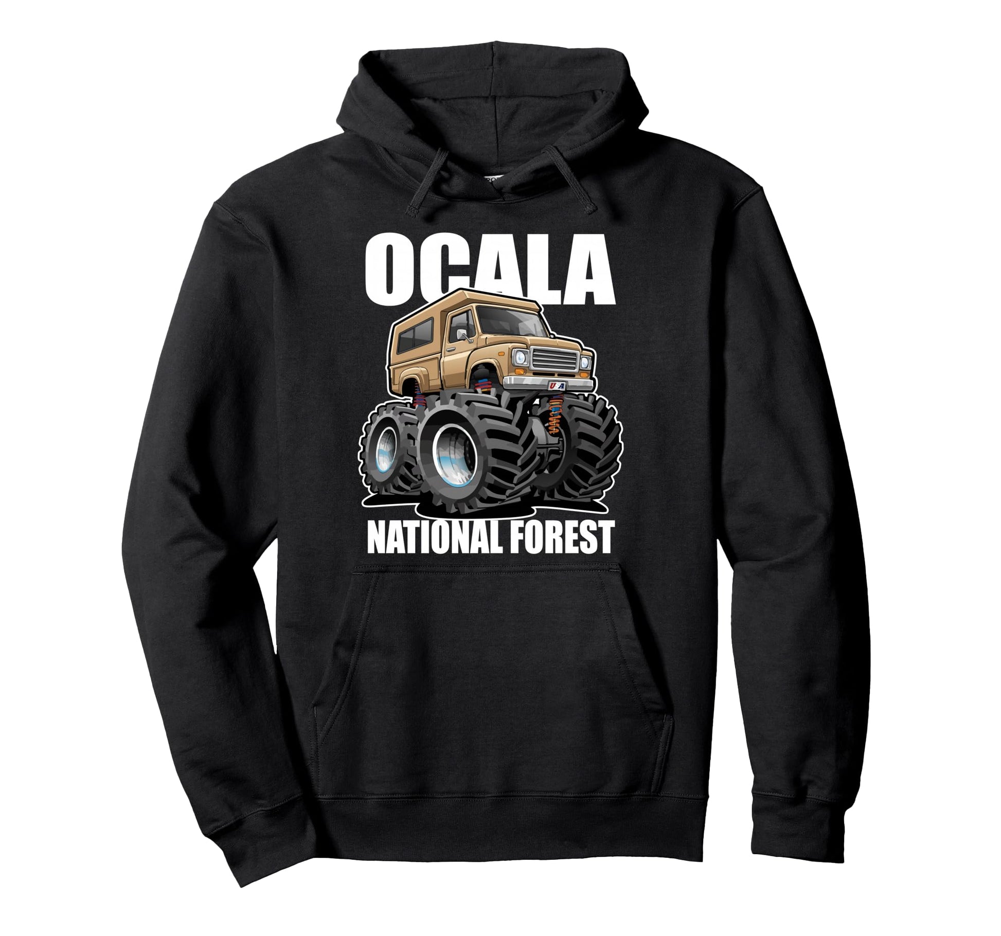 Ocala National Forest 4X4 Hoodie - Aesthetic Graphic for Adults - T-Shirt, Sweatshirt, Hoodie