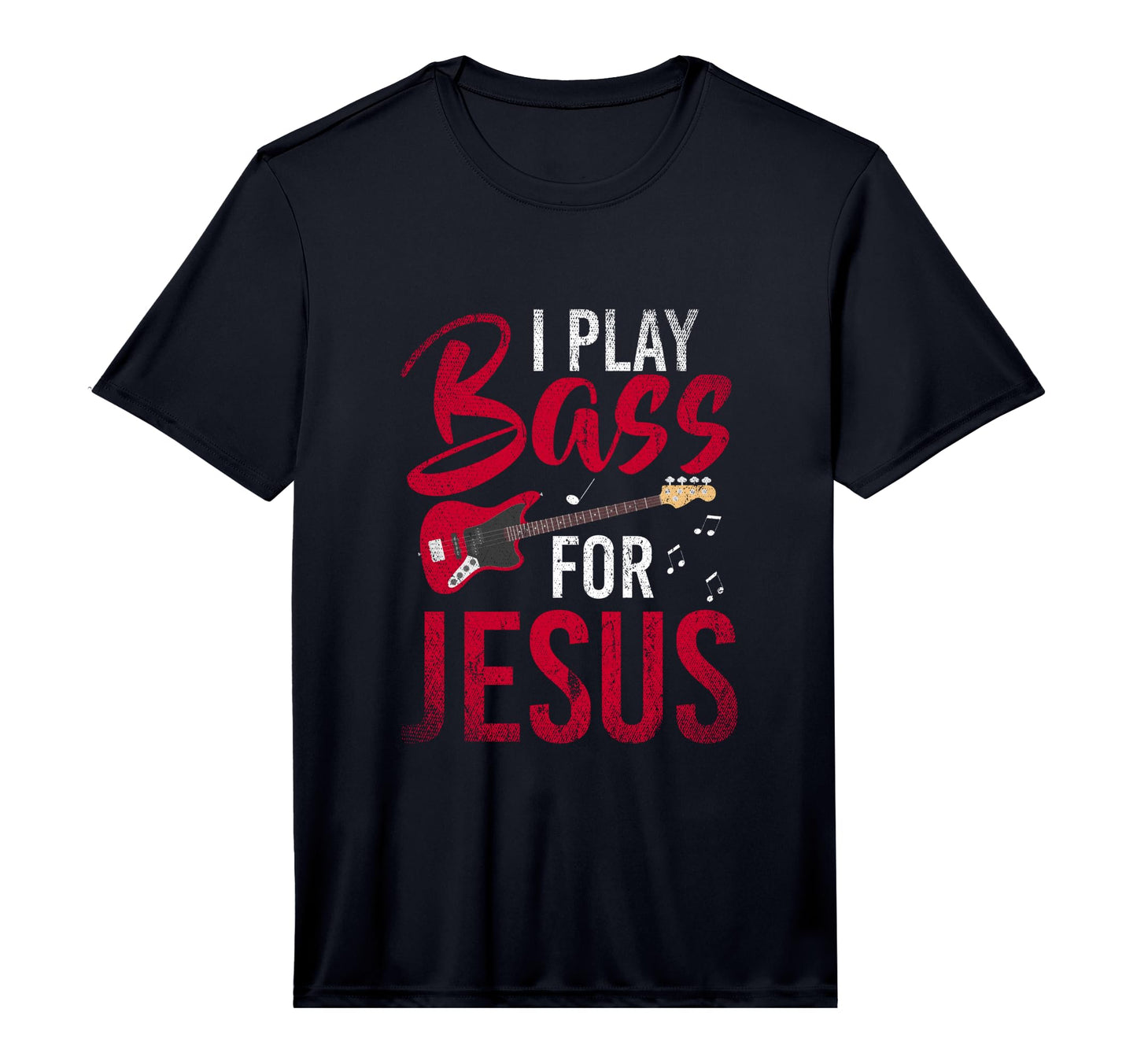 Gift Musicians Sheet Music Jesus Bass T-Shirt - Graphic Print Unisex - T-Shirt, Sweatshirt, Hoodie