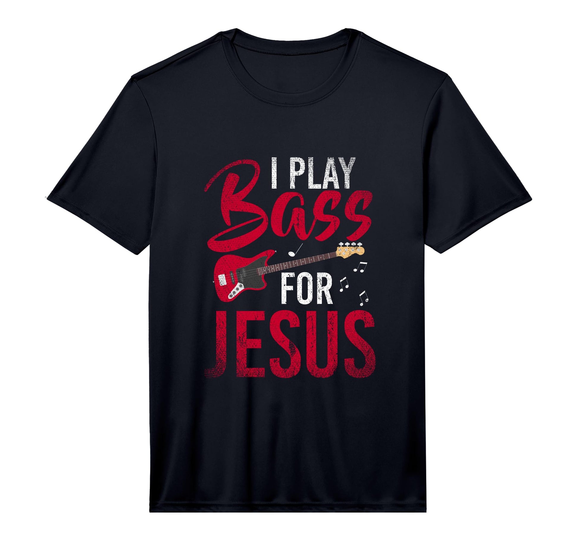 Gift Musicians Sheet Music Jesus Bass T-Shirt - Graphic Print Unisex - T-Shirt, Sweatshirt, Hoodie
