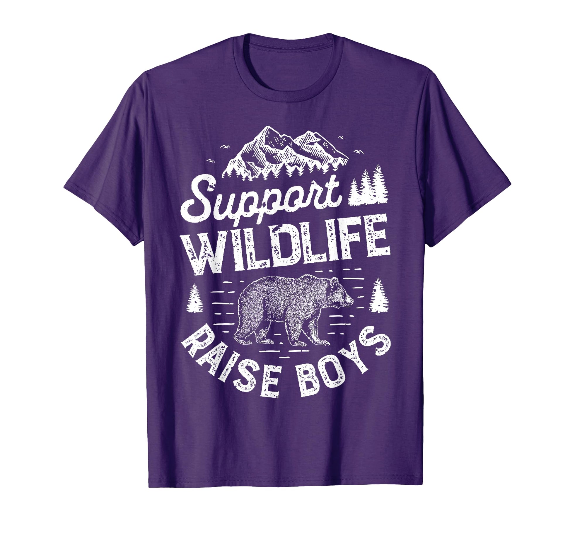 Support Wildlife Raise Mom Dad Mother T-Shirt - Graphic Print for Adults - T-Shirt, Sweatshirt, Hoodie