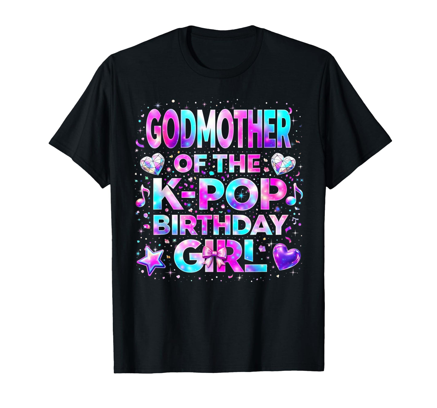 Godmother K Pop Birthday Korean Music T-Shirt - Graphic Print Men Women - T-Shirt, Sweatshirt, Hoodie